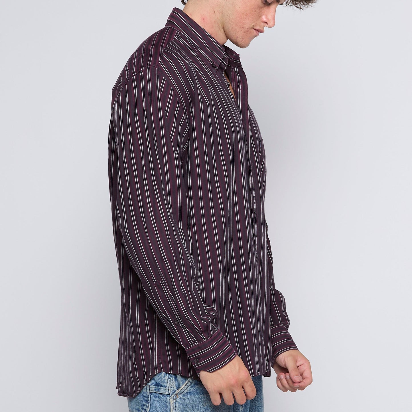 Roccobarocco Striped Shirt - XL