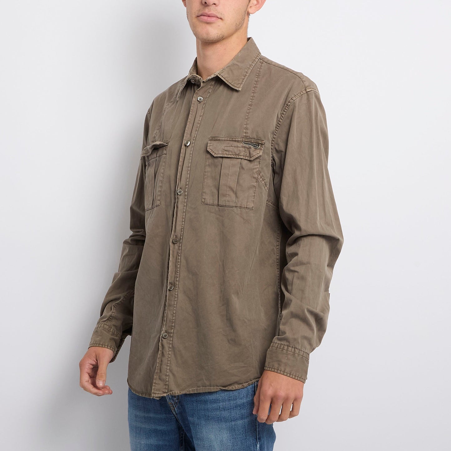 Armani Jeans Pocket Detail Shirt - XXL