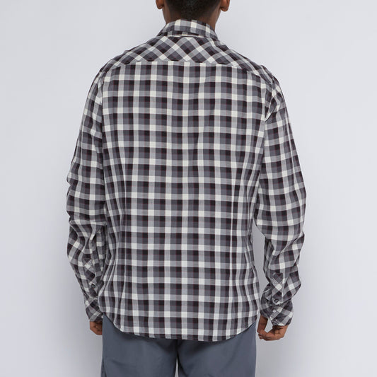 Embroidered Checked Shirt - XXL