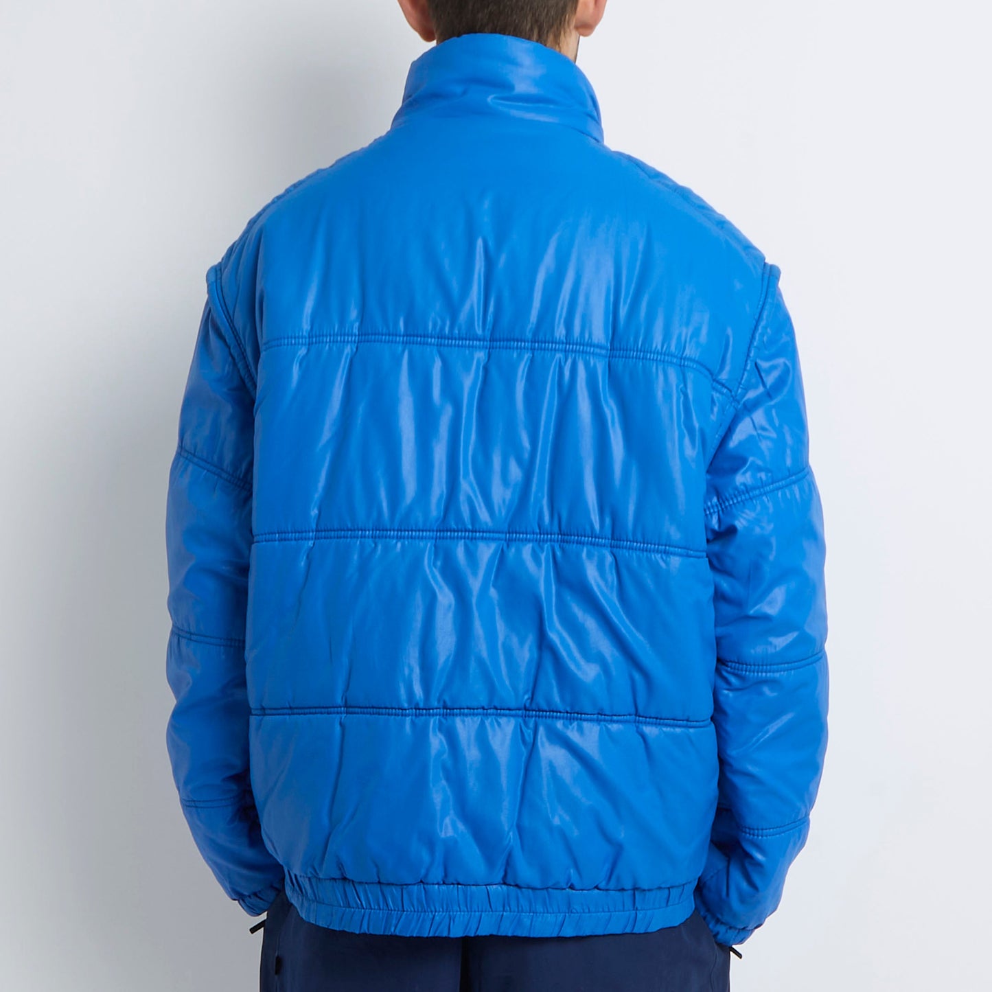 Detachable Sleeved Puffer Ski Jacket - L