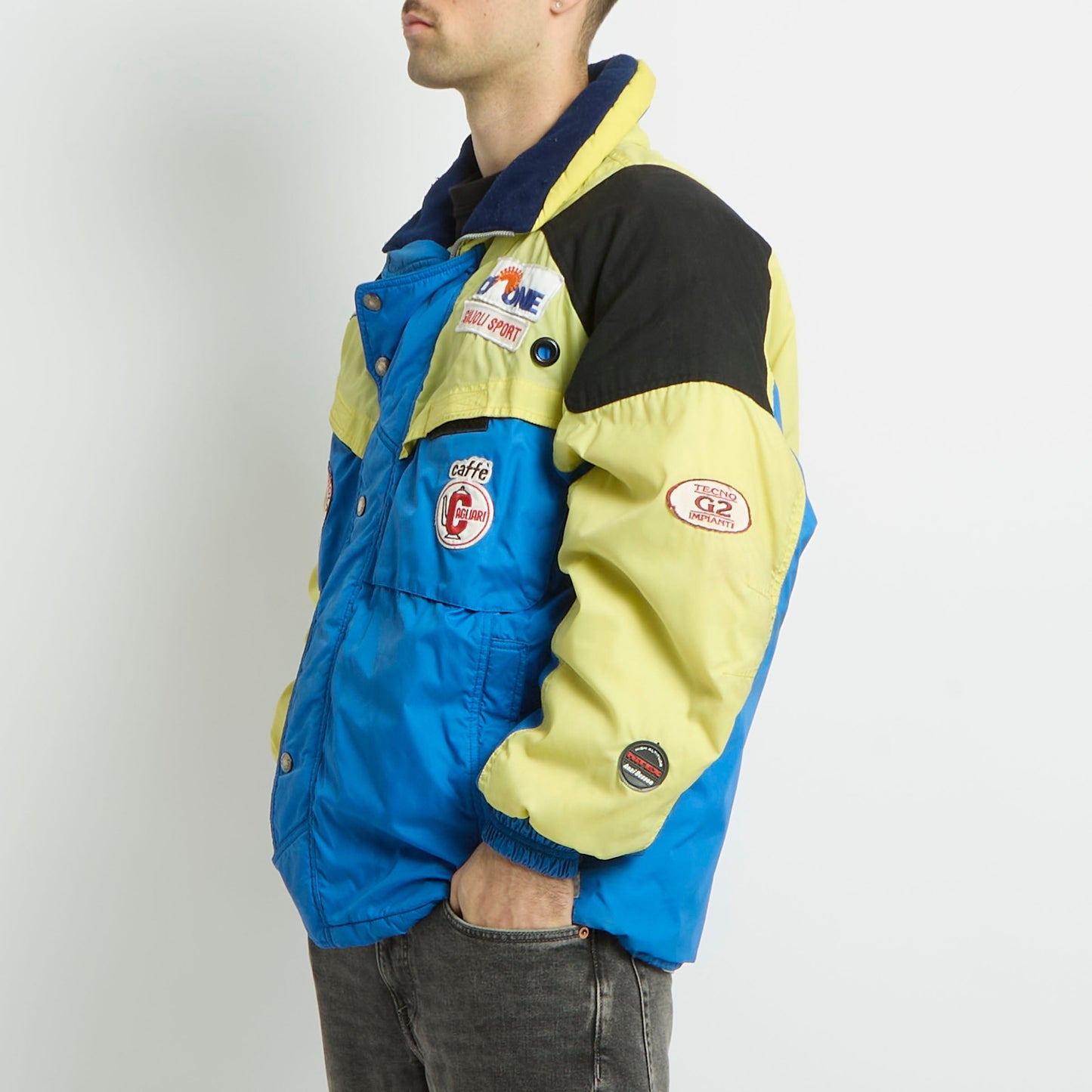 Anzi Besson Badge Detail Jacket - L