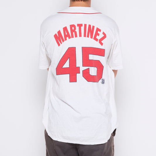 Majestic Red Sox Spell Out Sports Top - L