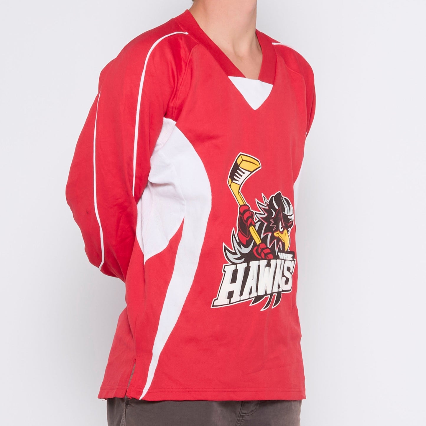 Oversized Hawks Hockey Jersey - M