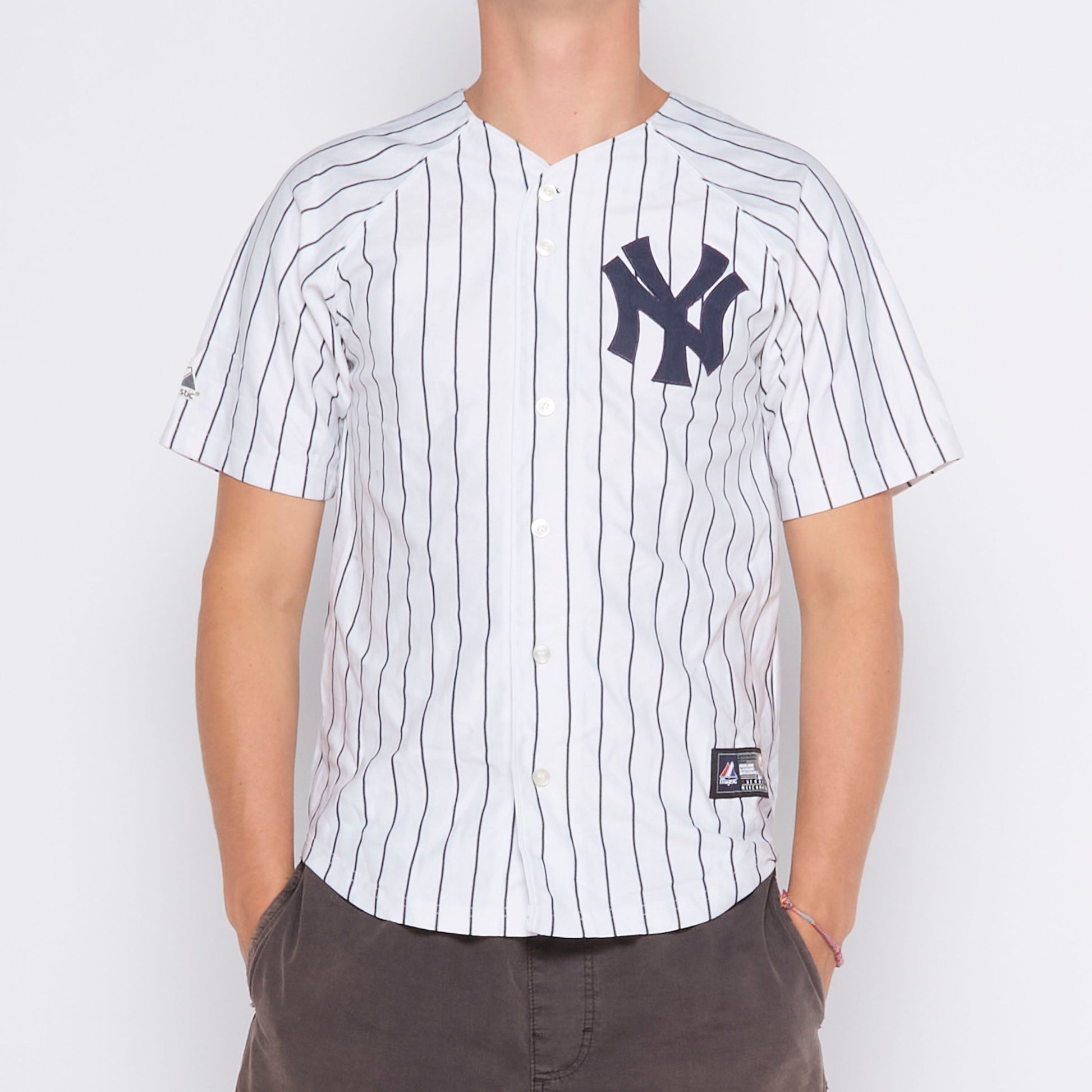 Majestic NY Buttoned Shirt - M