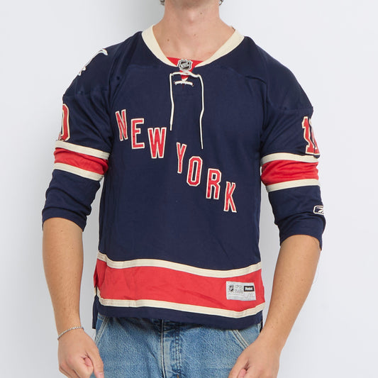 Vintage Reekbok New York Embroided Sports Jersy - L