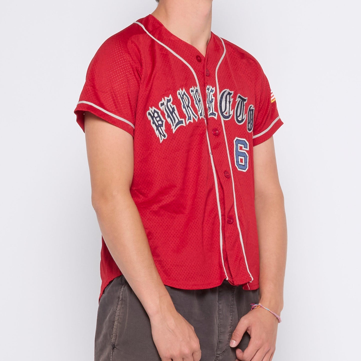 Rawlings Buttoned Baseball Shirt - S