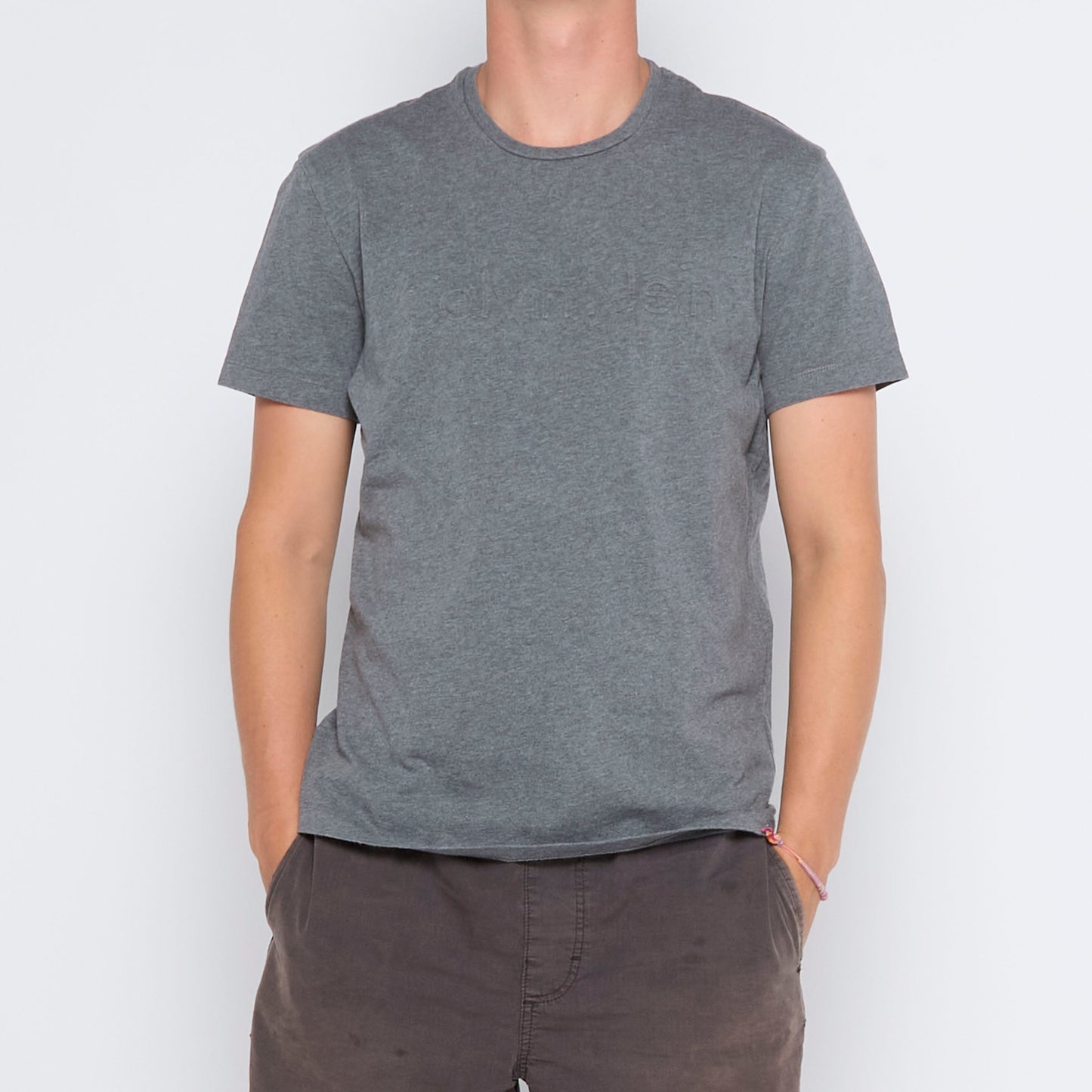 Calvin Klein Spellout T-shirt - L