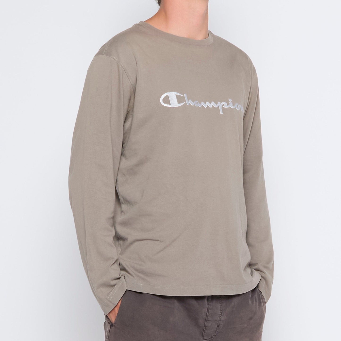 Champion Long Sleeve T-shirt - L