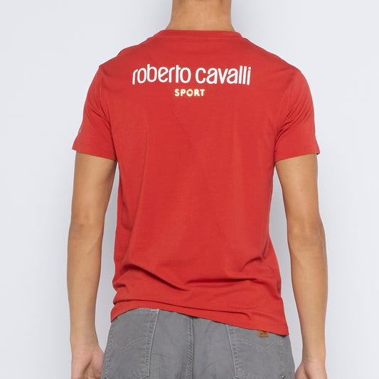 Roberto Cavalli Tiger Graphic T-shirt - L