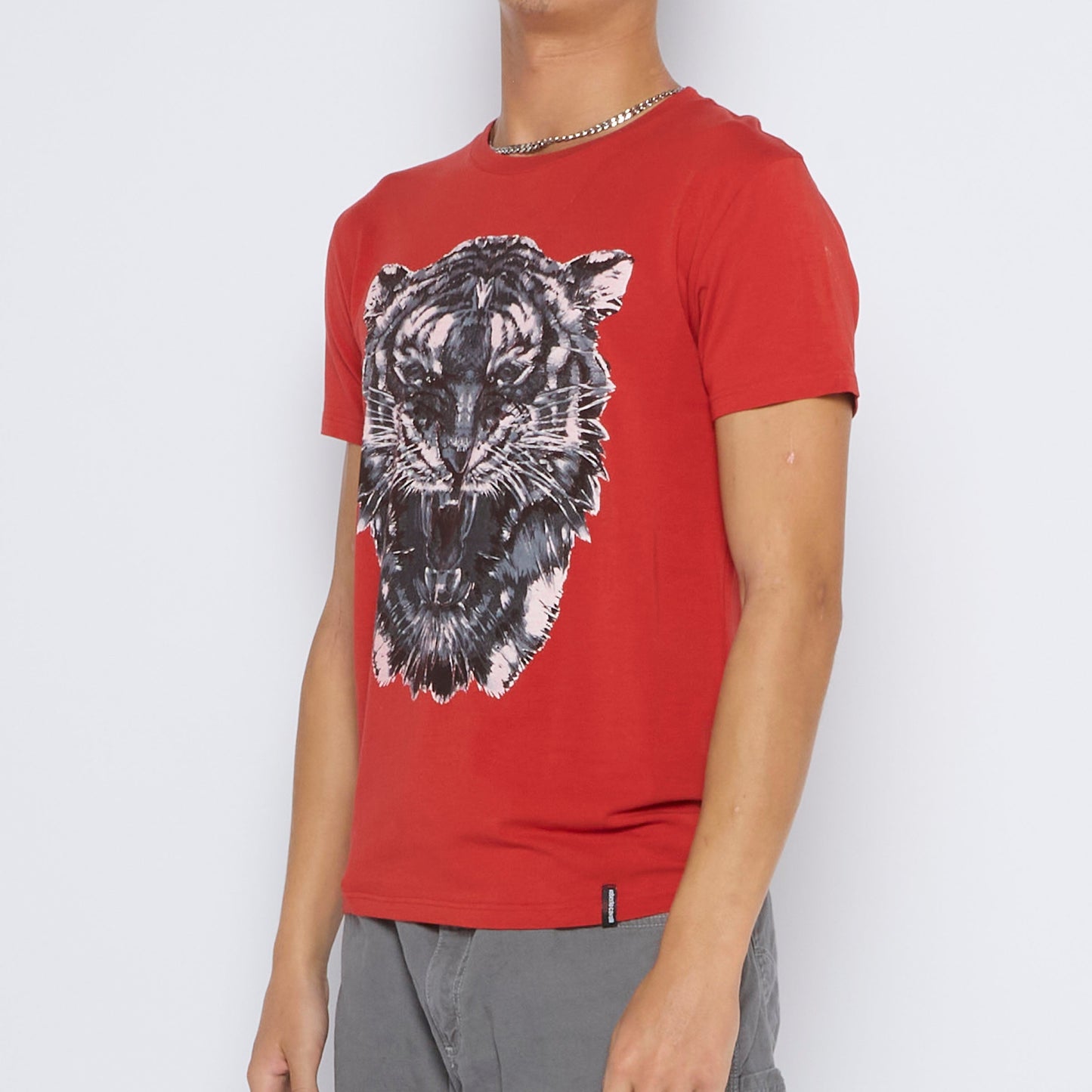 Roberto Cavalli Tiger Graphic T-shirt - L