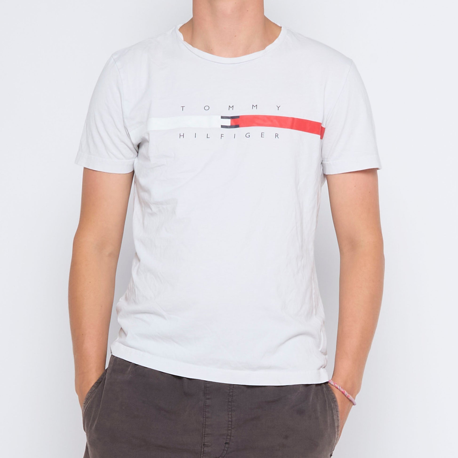 Tommy Hilfiger Spellout T-shirt - L