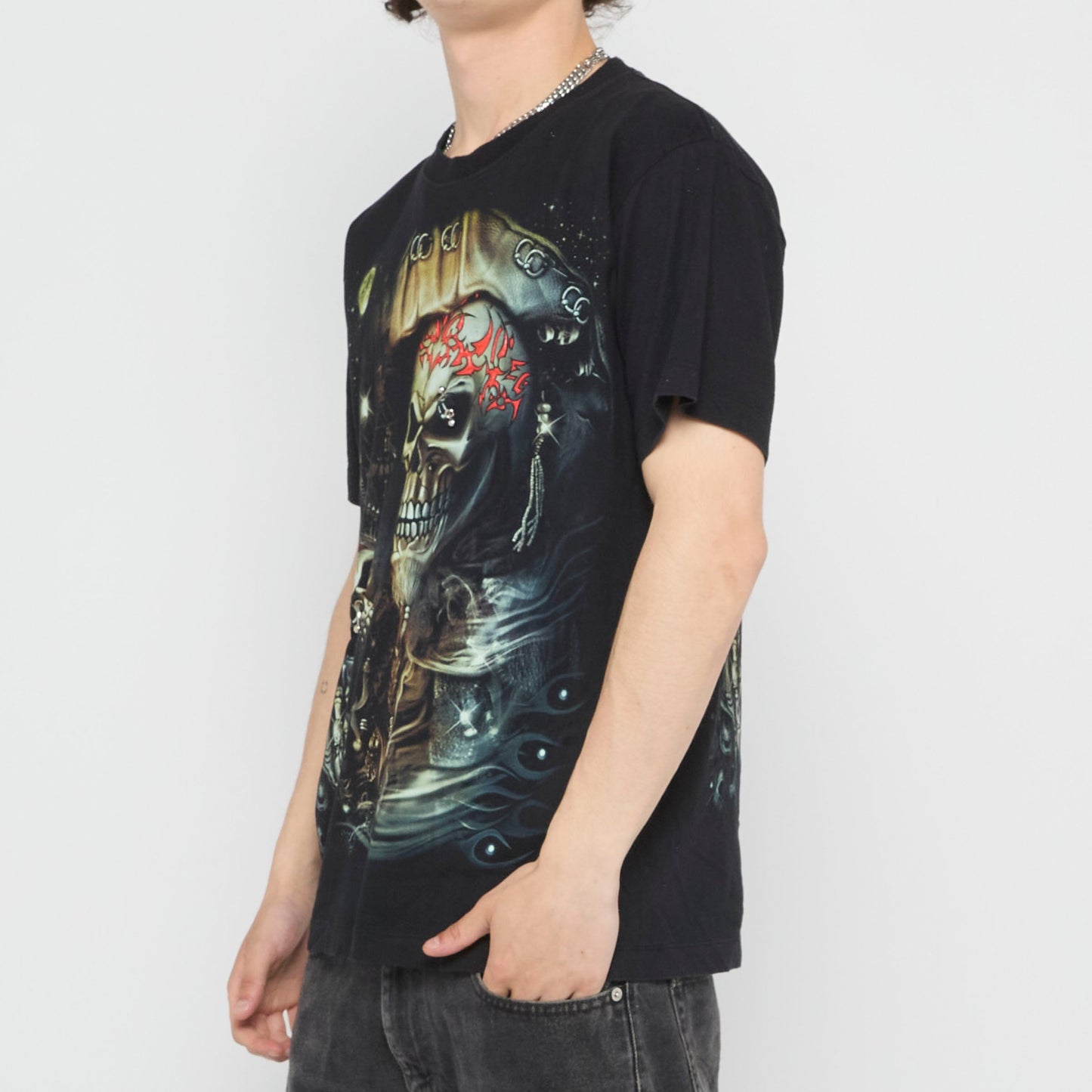 Metal Rock Graphic  T-Shirt - M