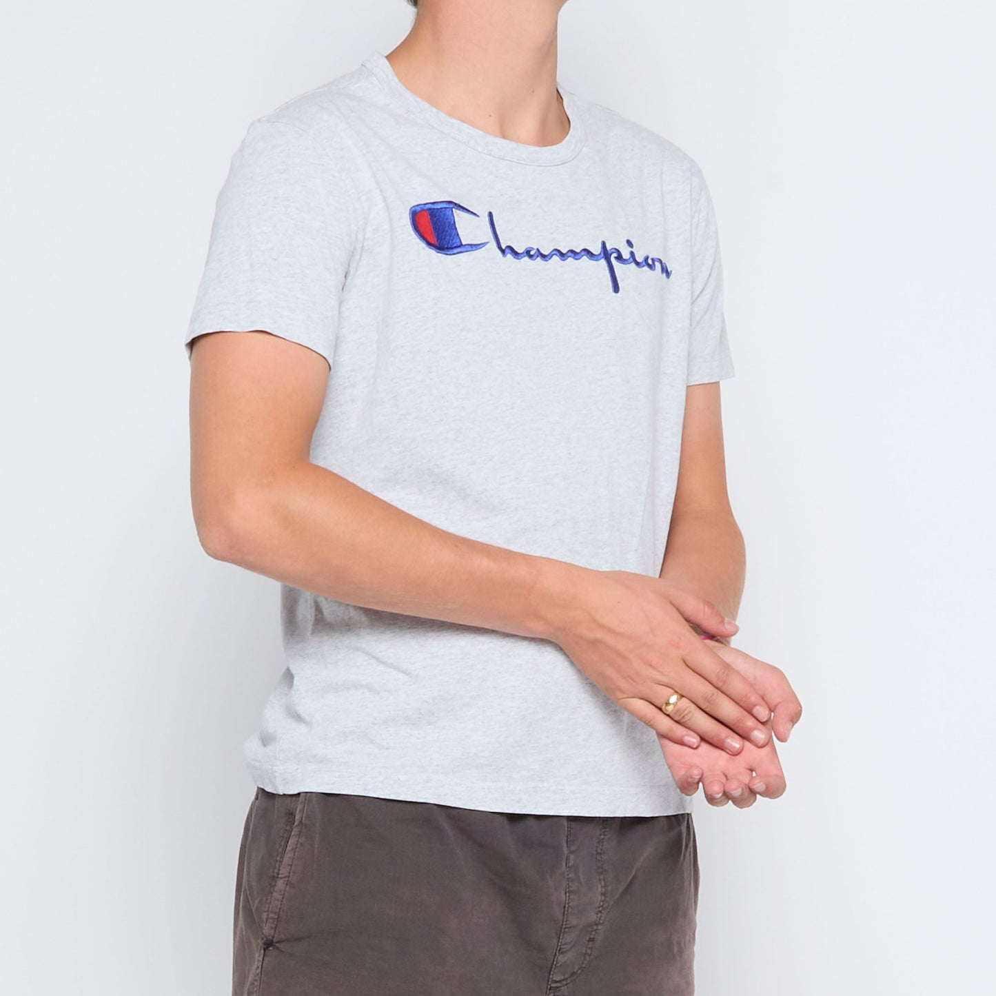 Champion Spellout T-shirt - M