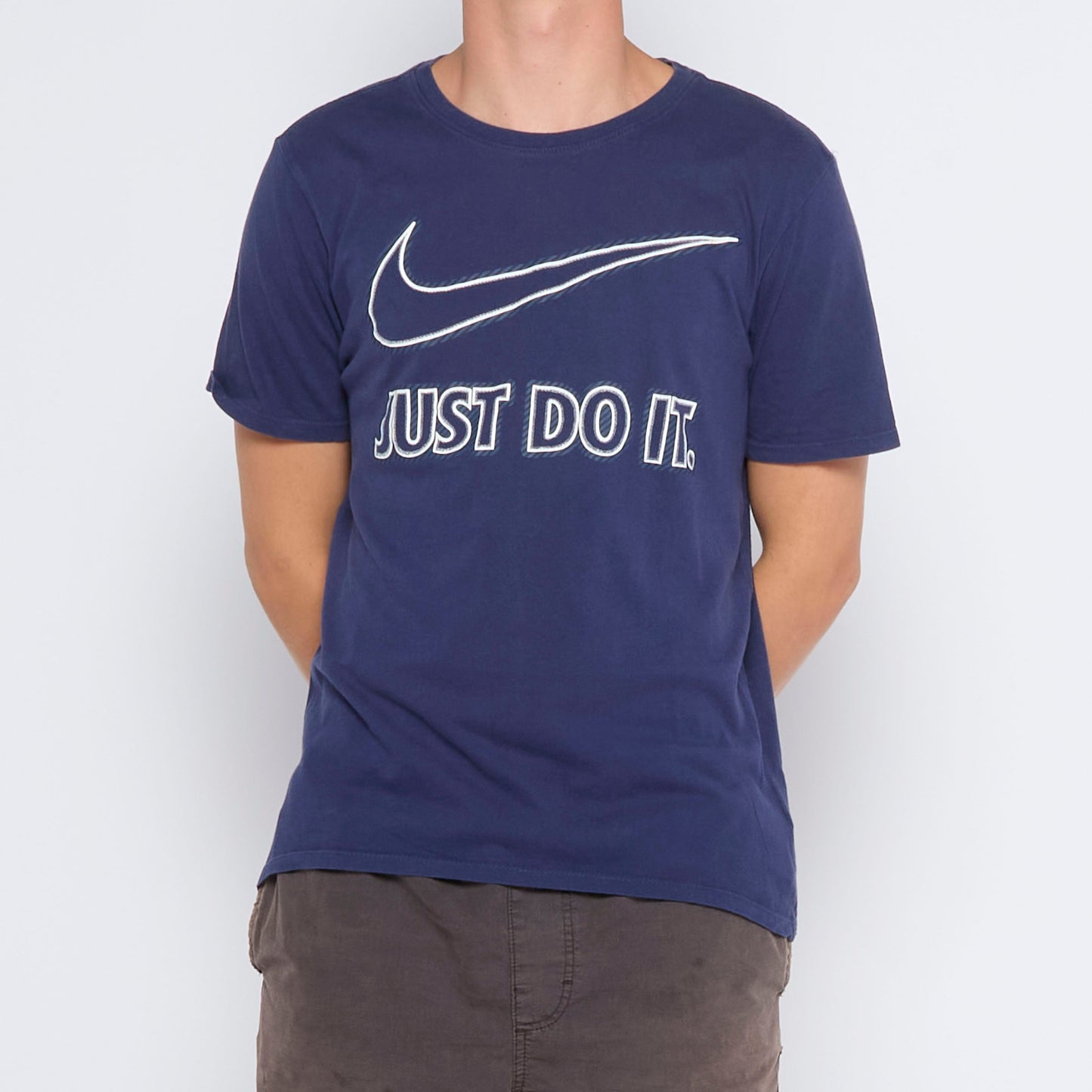 Nike Logo Print T-shirt - M