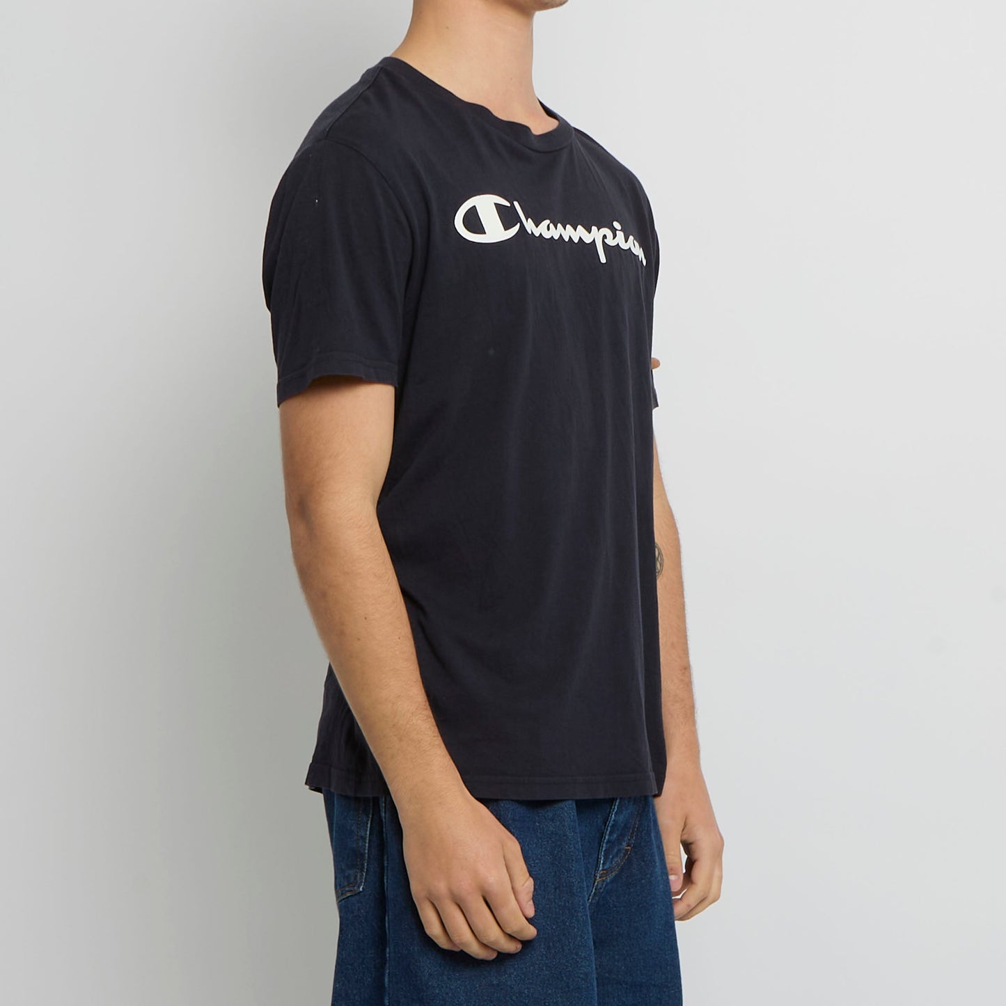 Champion Spellout T-shirt - M