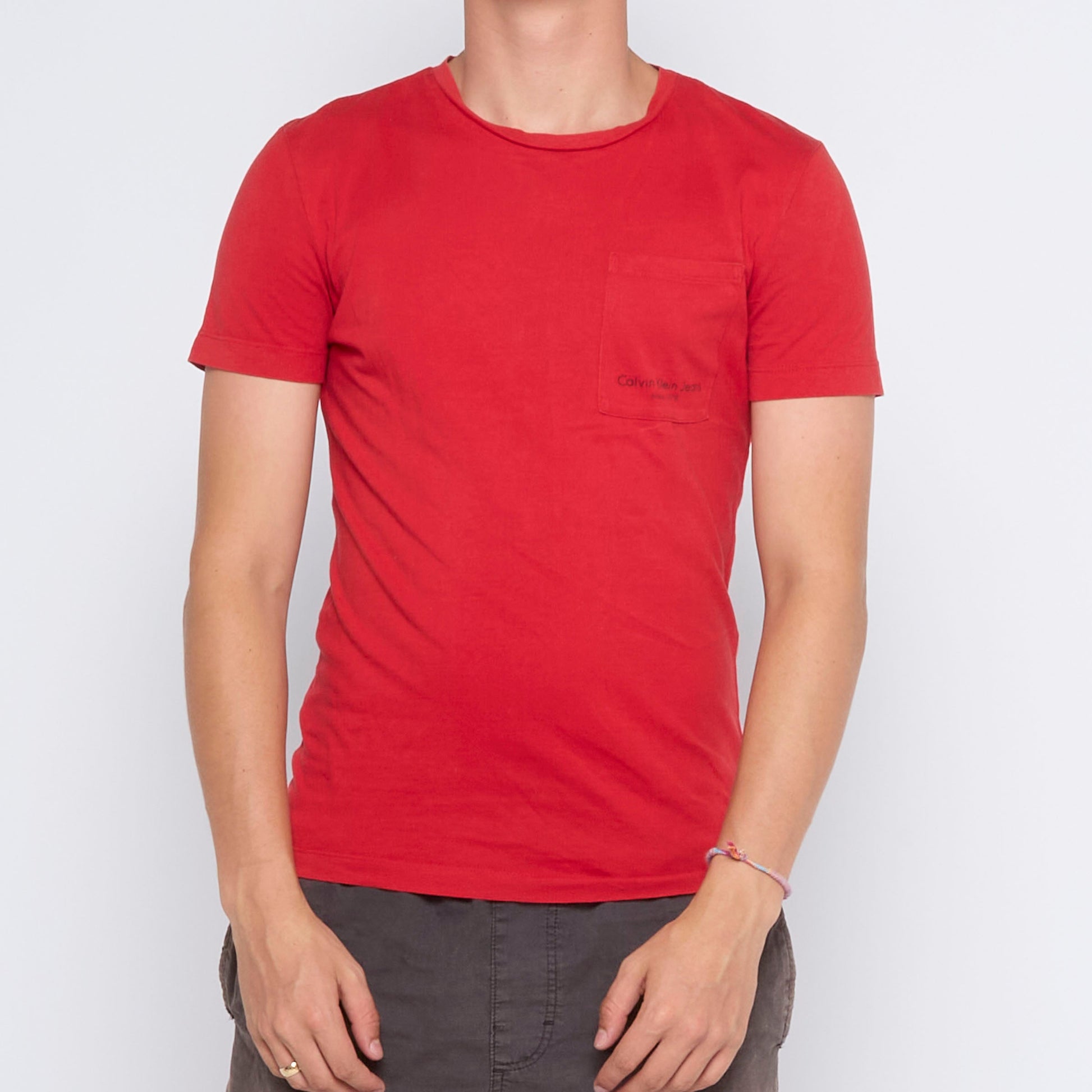 Calvin Klein Spellout T-shirt - S