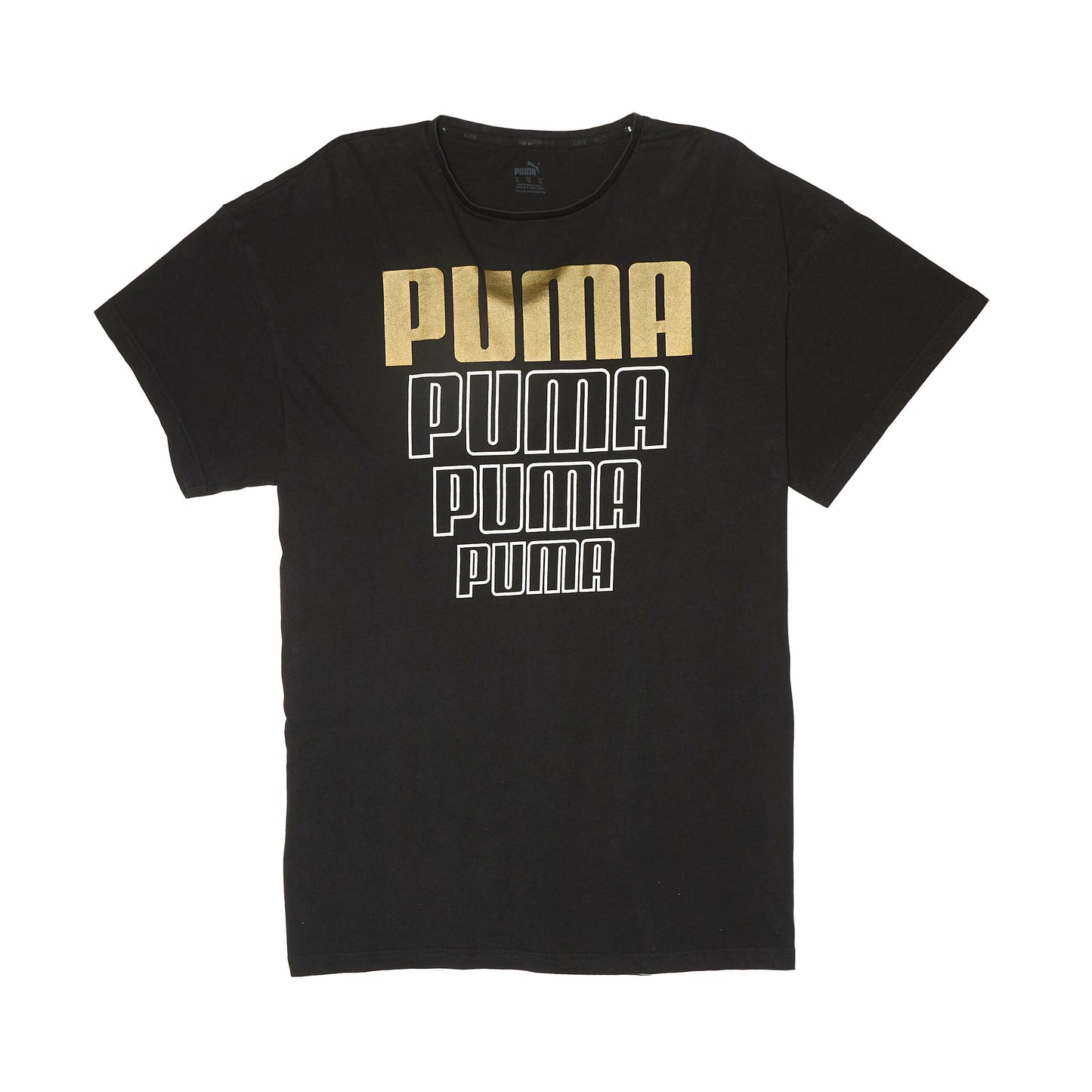 Mens Puma Triple Spellout T-Shirt - XL