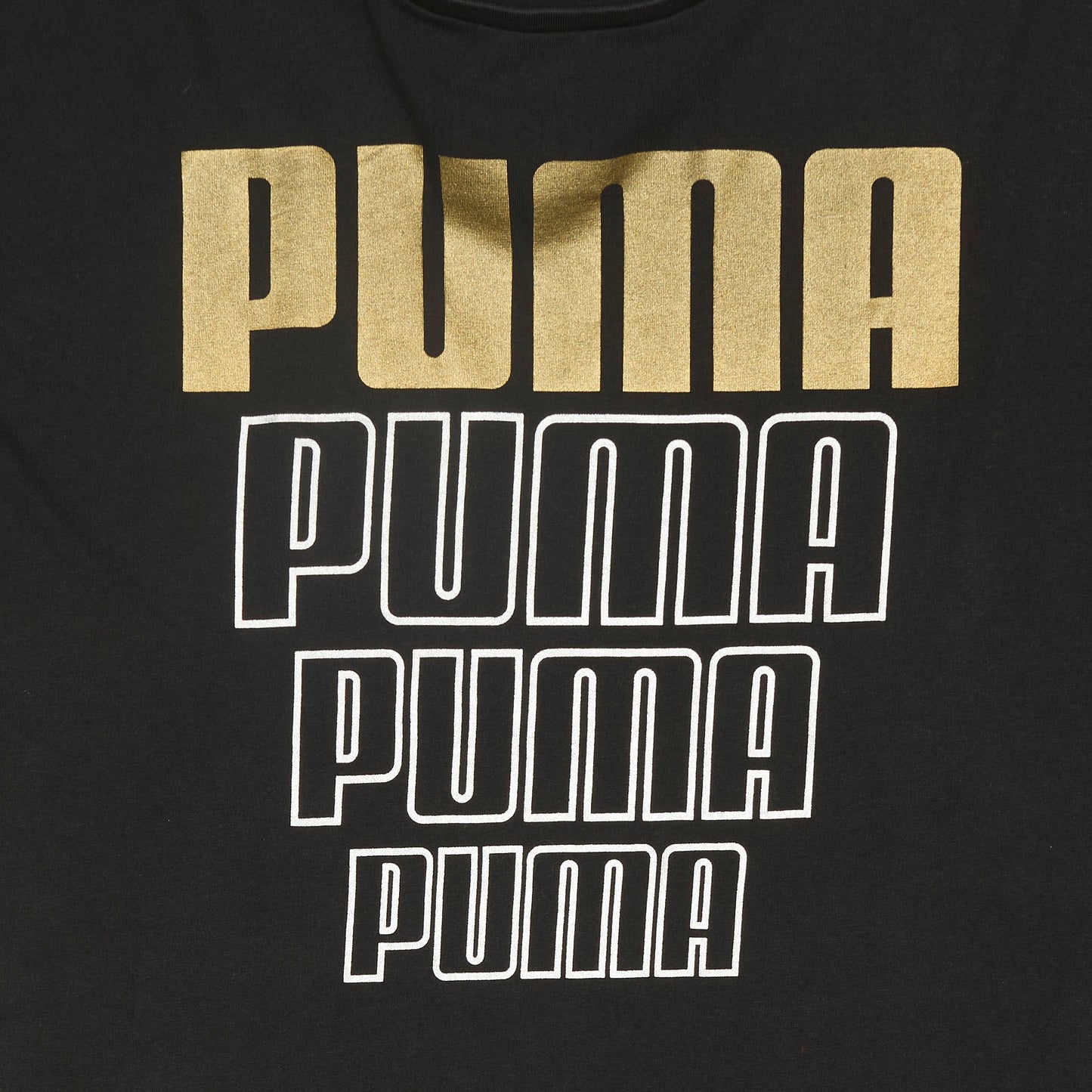 Puma 三重拼字 T 恤 - XL