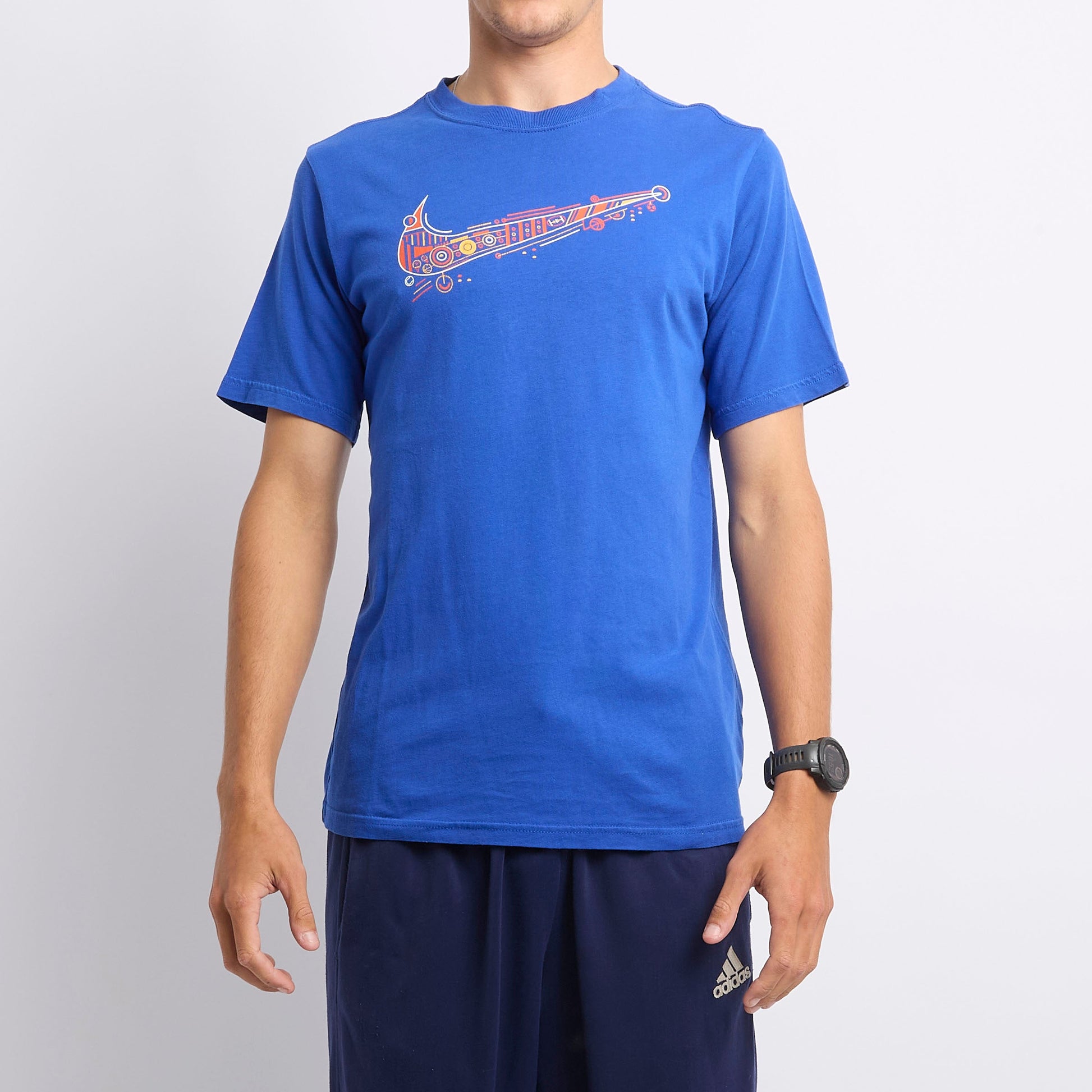 Mens Nike Logo Print Graphic T-shirt - XL