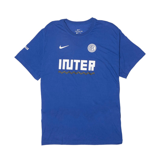 Mens Nike Inter Milan Logo Print T-shirt - XXL