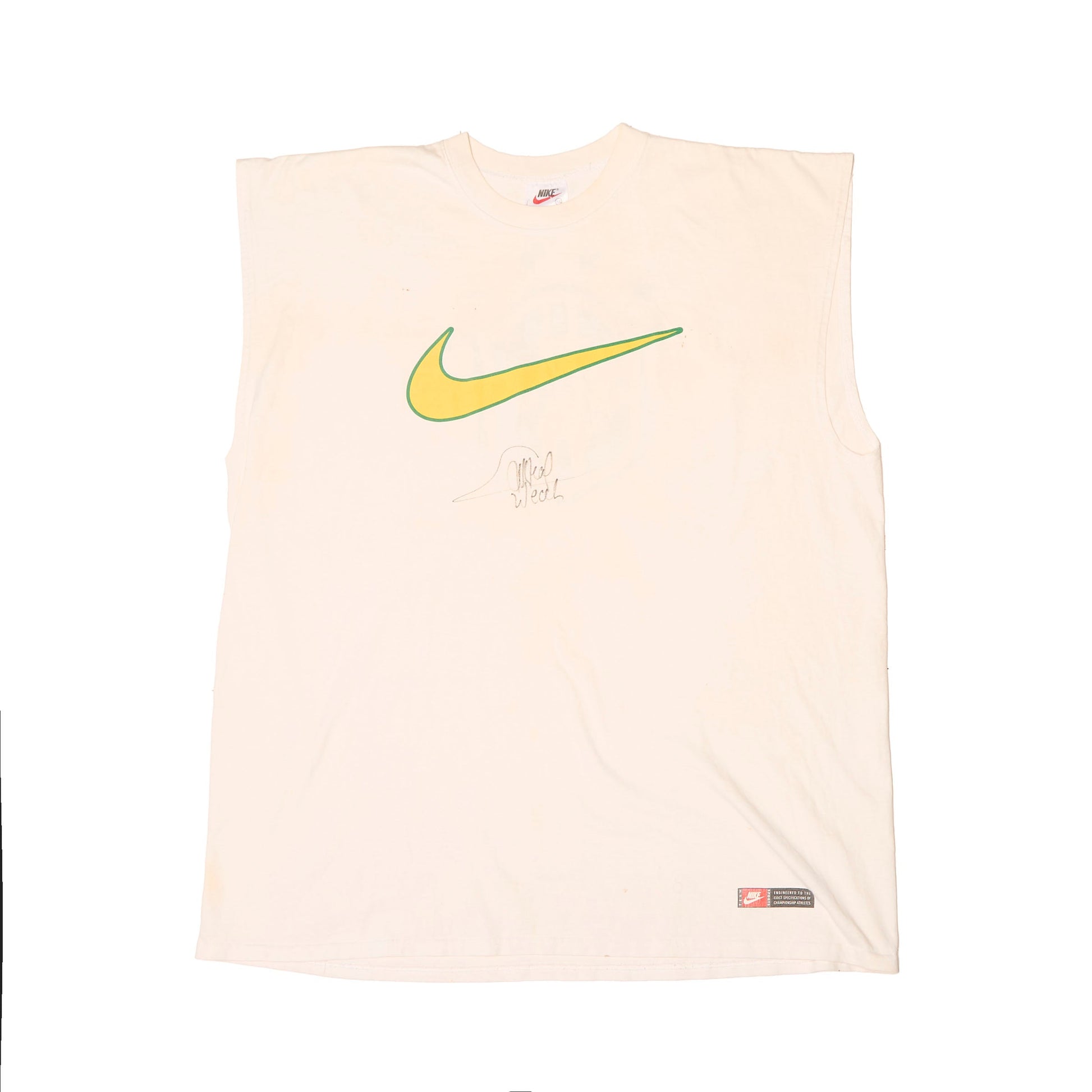 Mens Nike Brasil Logo Print Sleeveless T-shirt - XXL