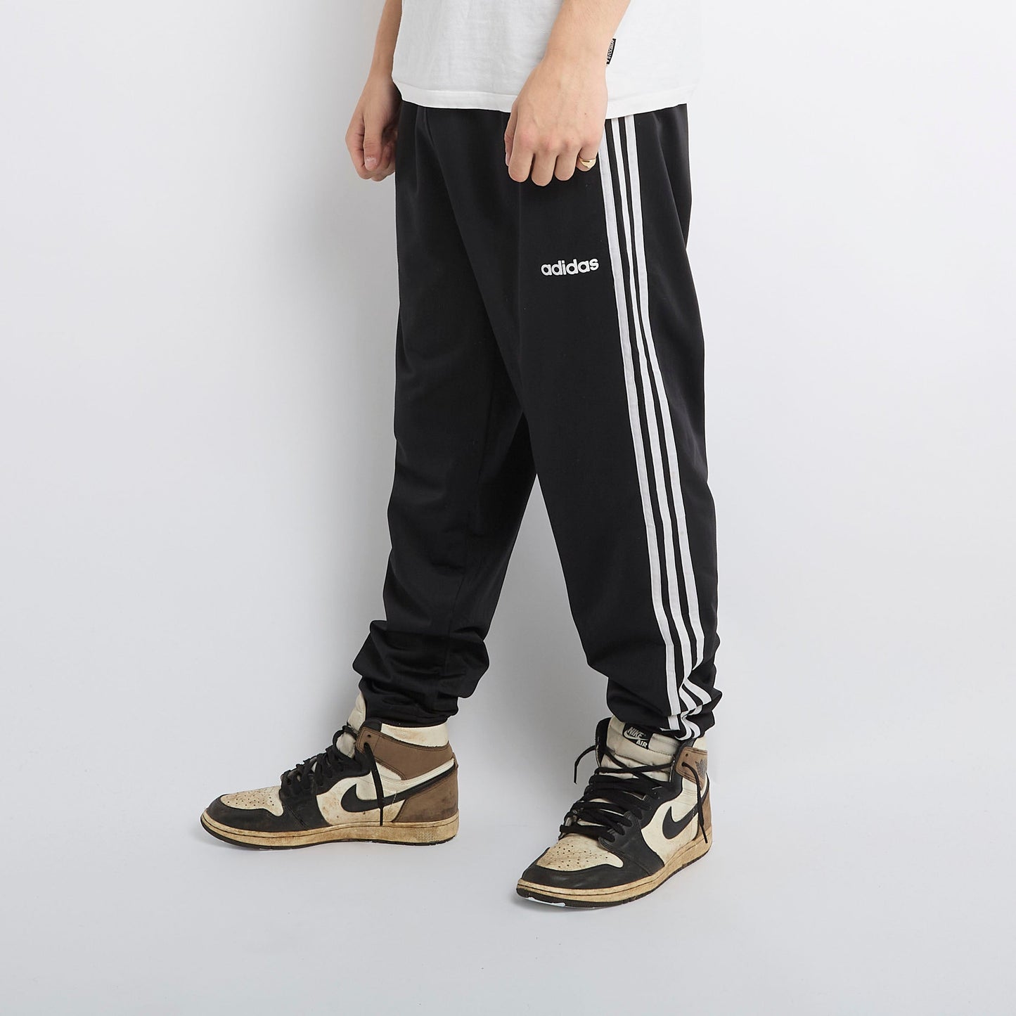 Adidas Striped Joggers - L