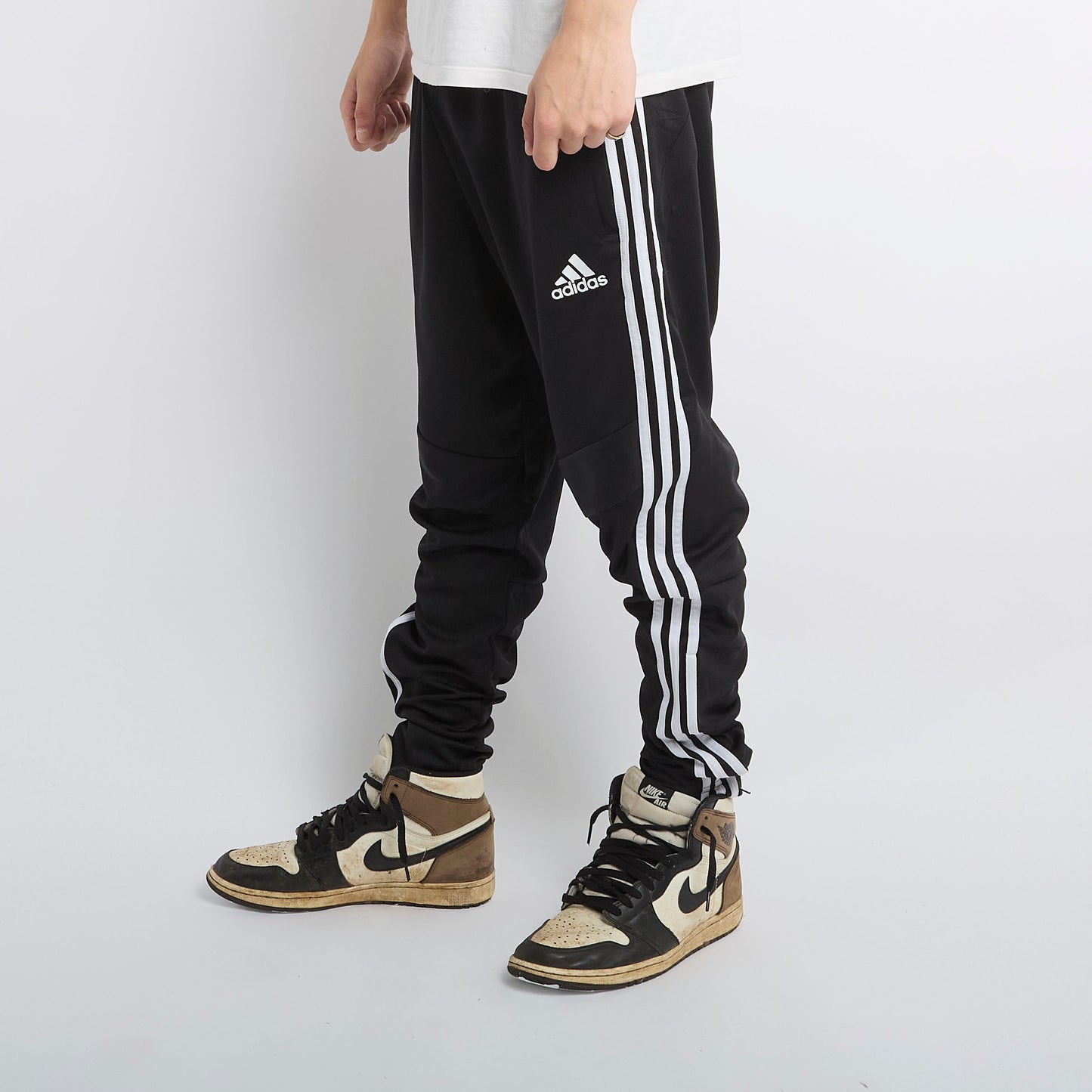 Adidas Striped Joggers - L