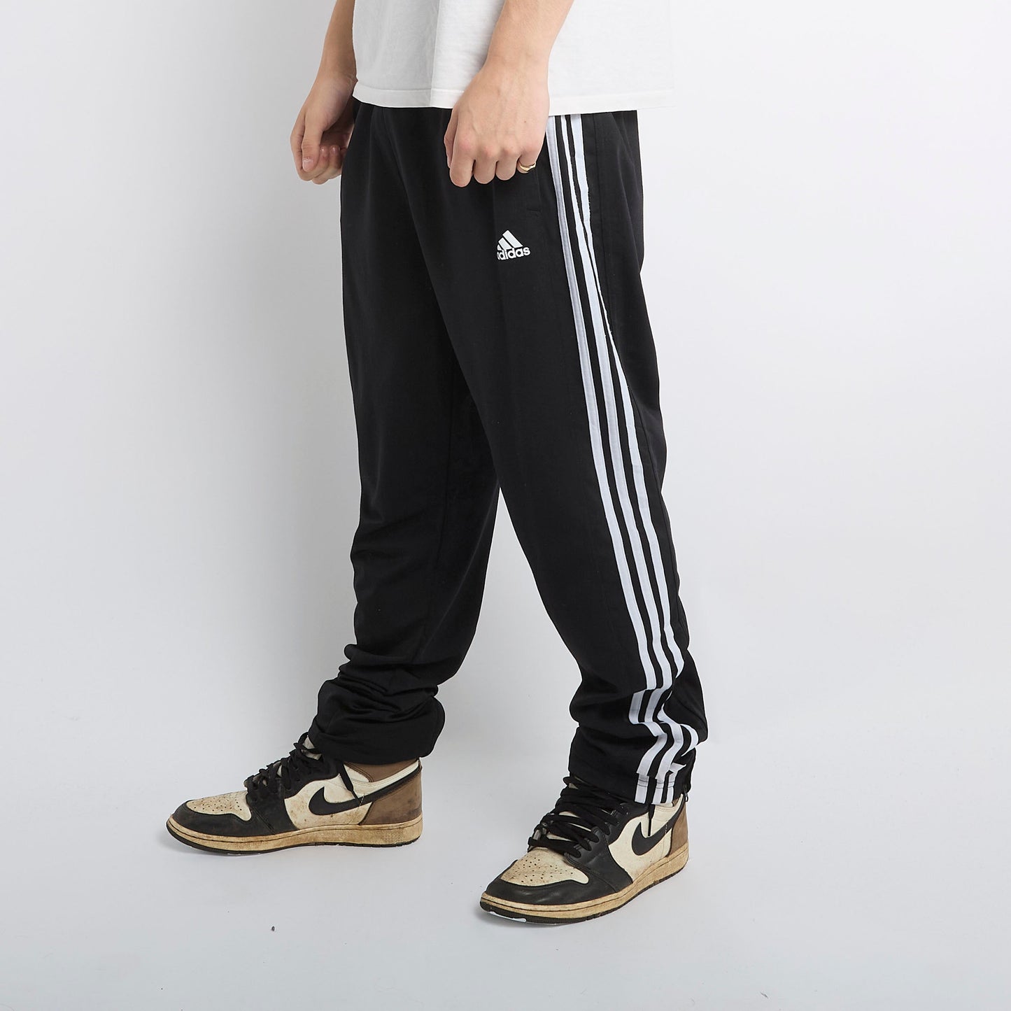 Adidas Striped Joggers - L