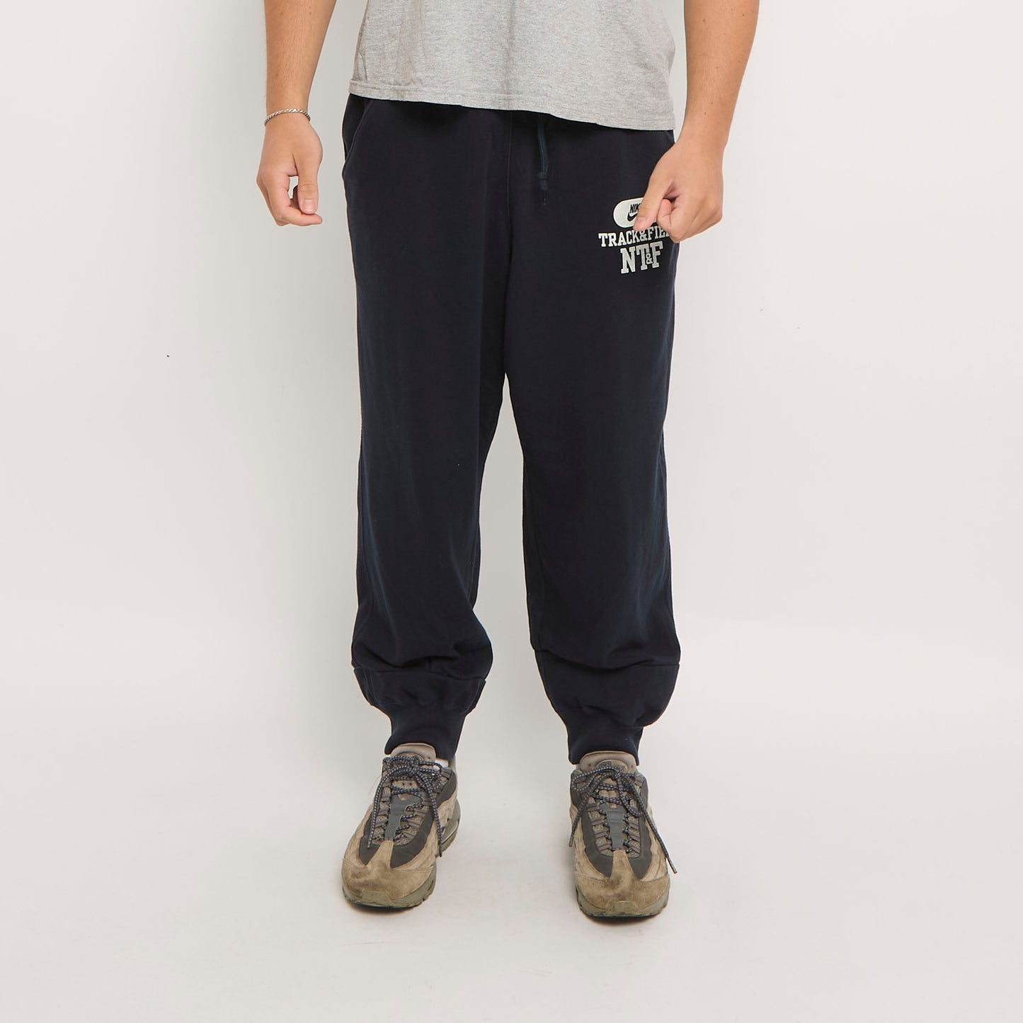 Nike Cotton Logo Joggers - L