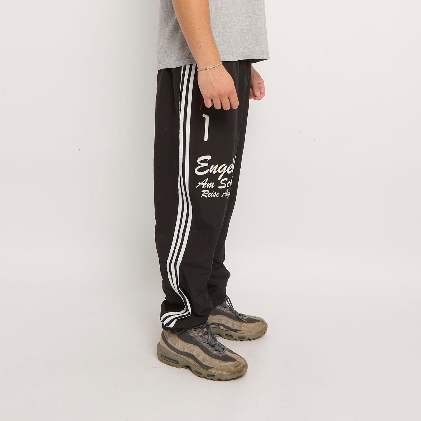 Adidas Cuffed Track Pants - M