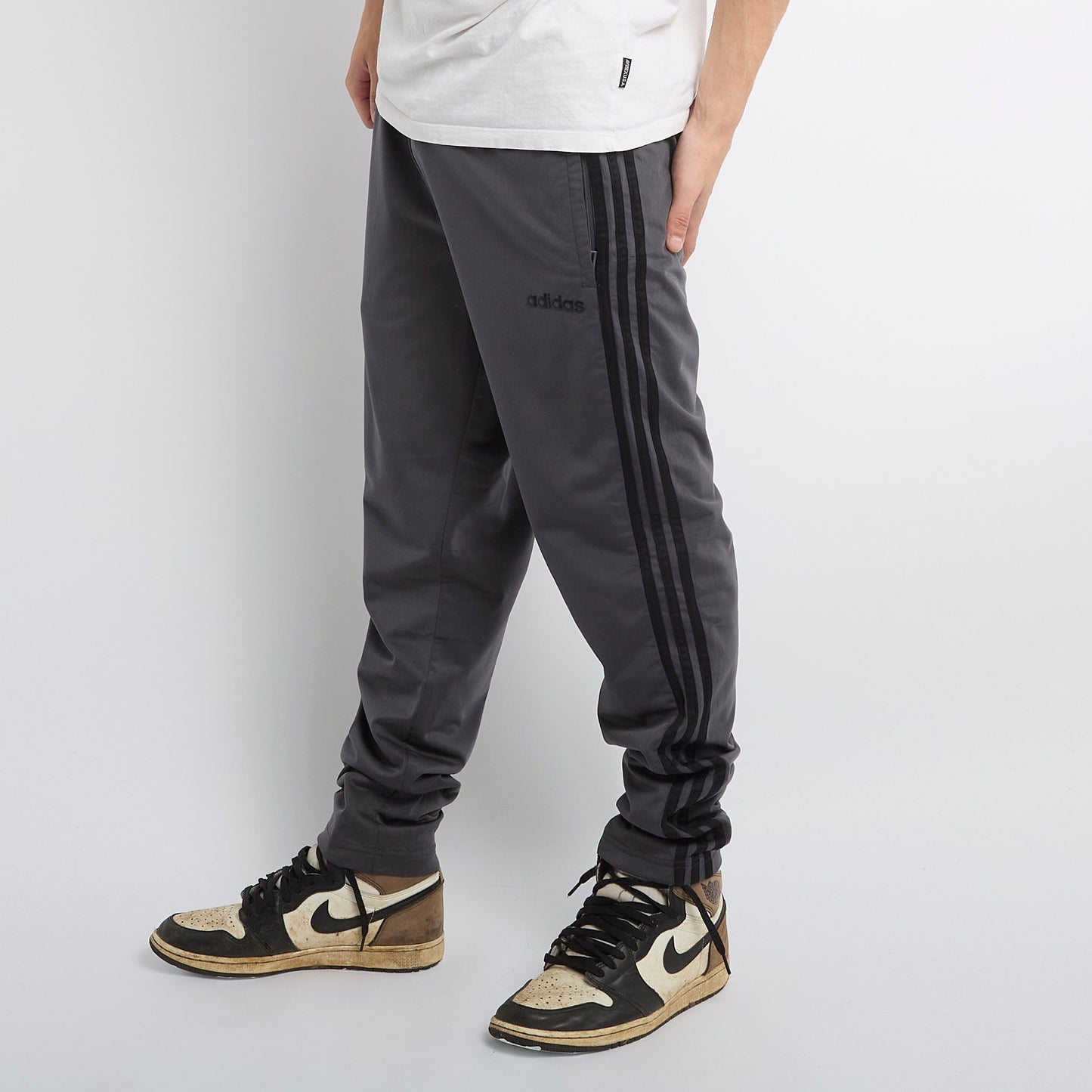 Adidas Striped Joggers - M