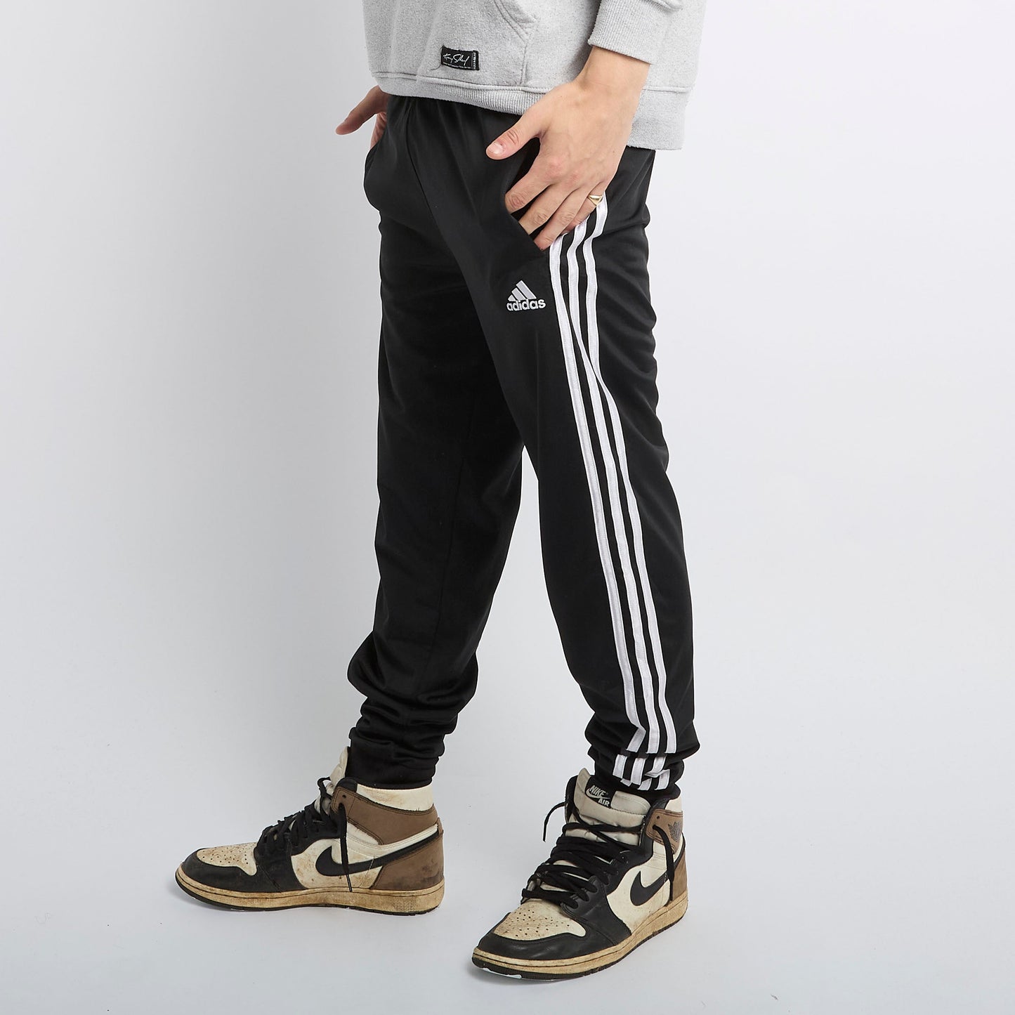 Adidas Striped Joggers - S