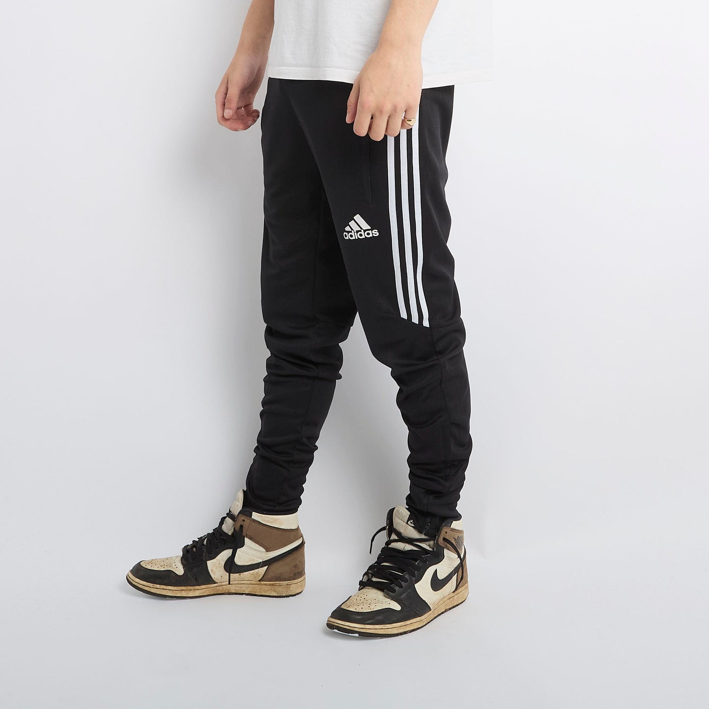 Adidas Striped Joggers - S