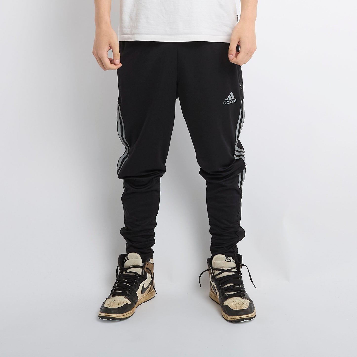 Adidas Striped Joggers - S