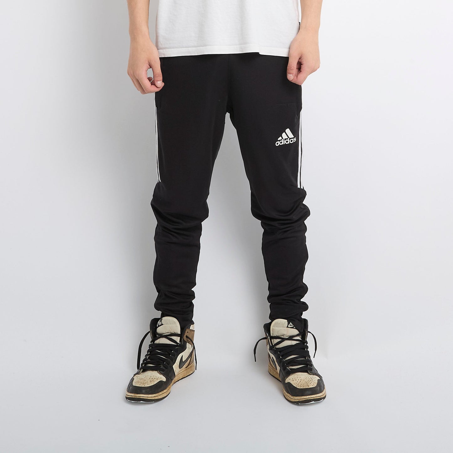 Adidas Striped Joggers - S