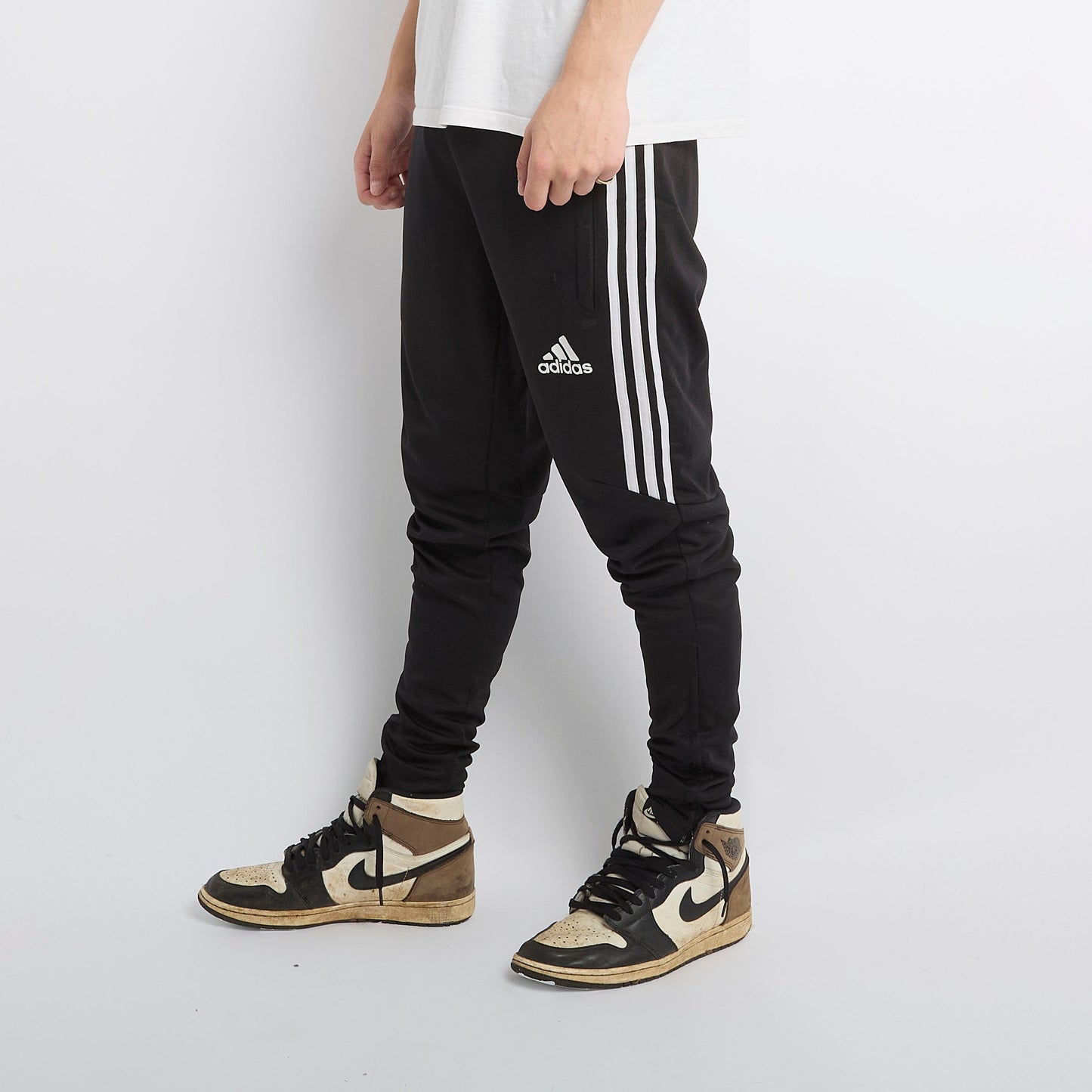 Adidas Striped Joggers - S