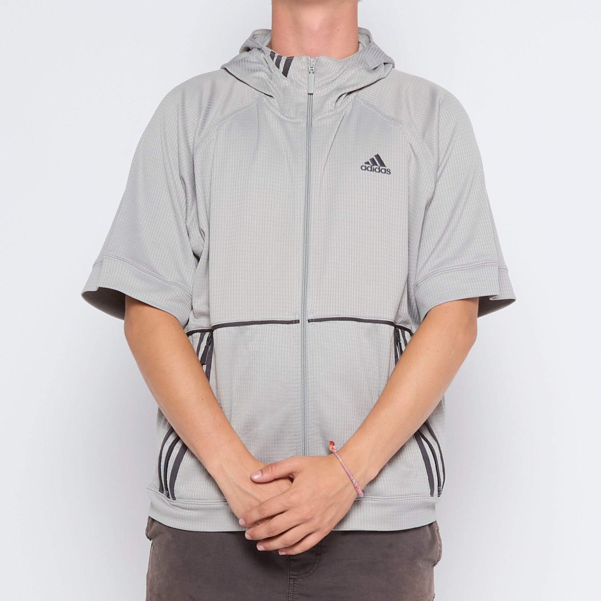 Adidas Sleeveless Track Jacket - L