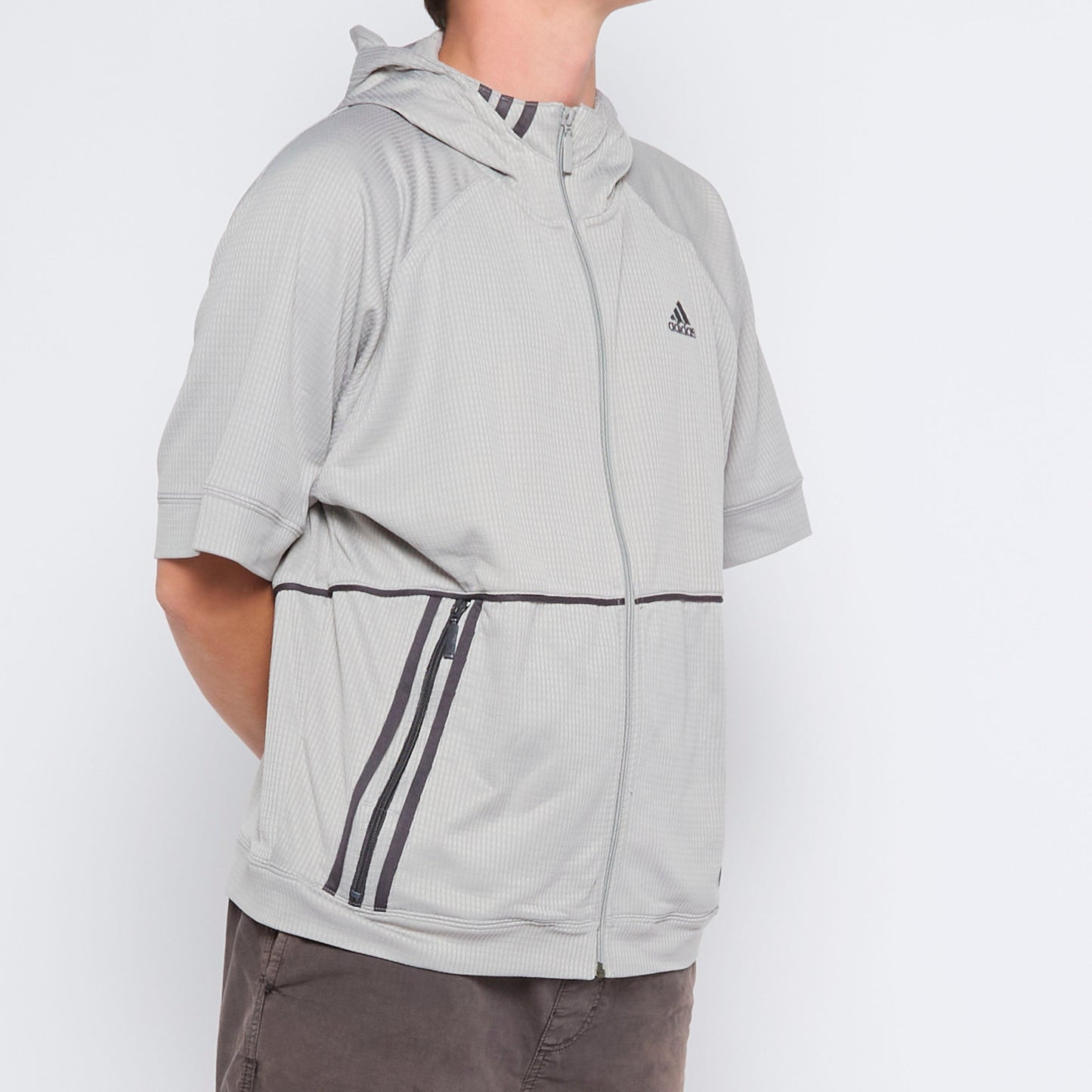 Adidas Sleeveless Track Jacket - L