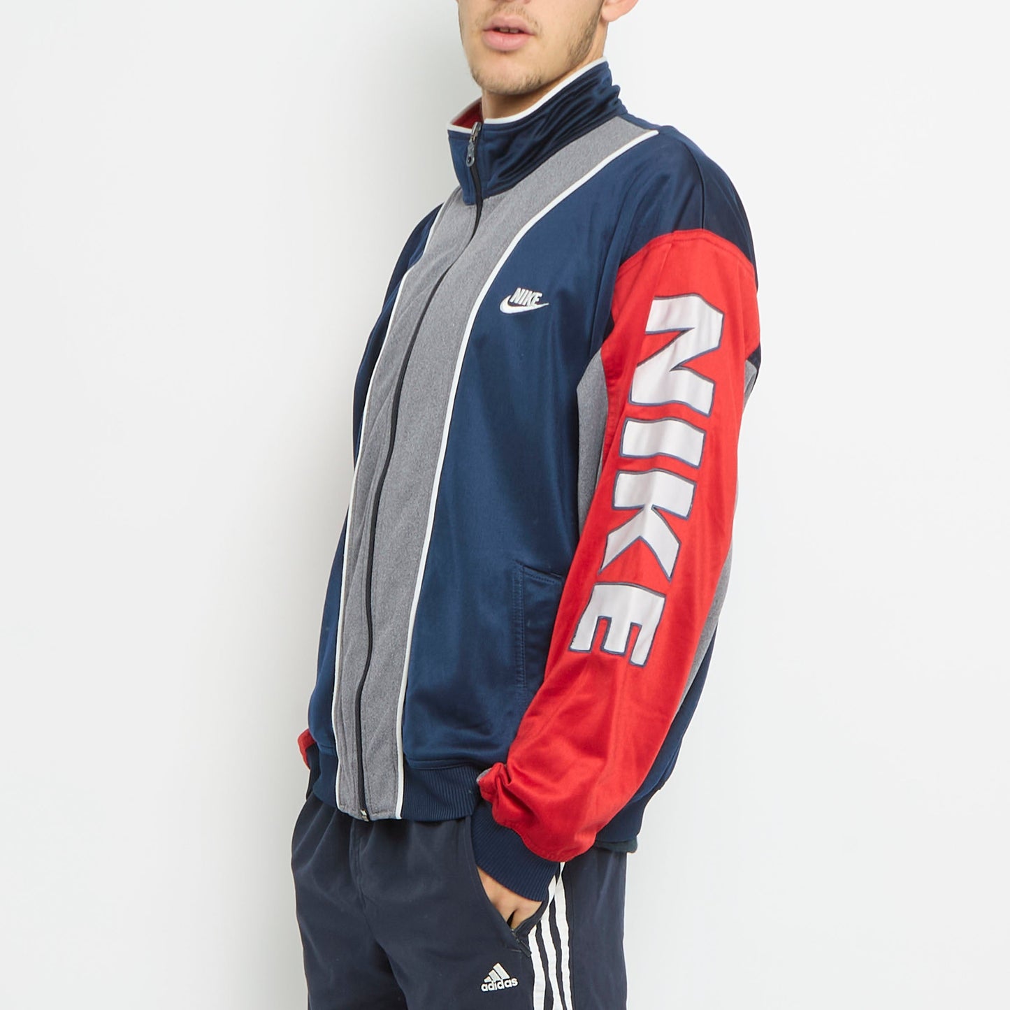 Nike Logo Track Jacket - L