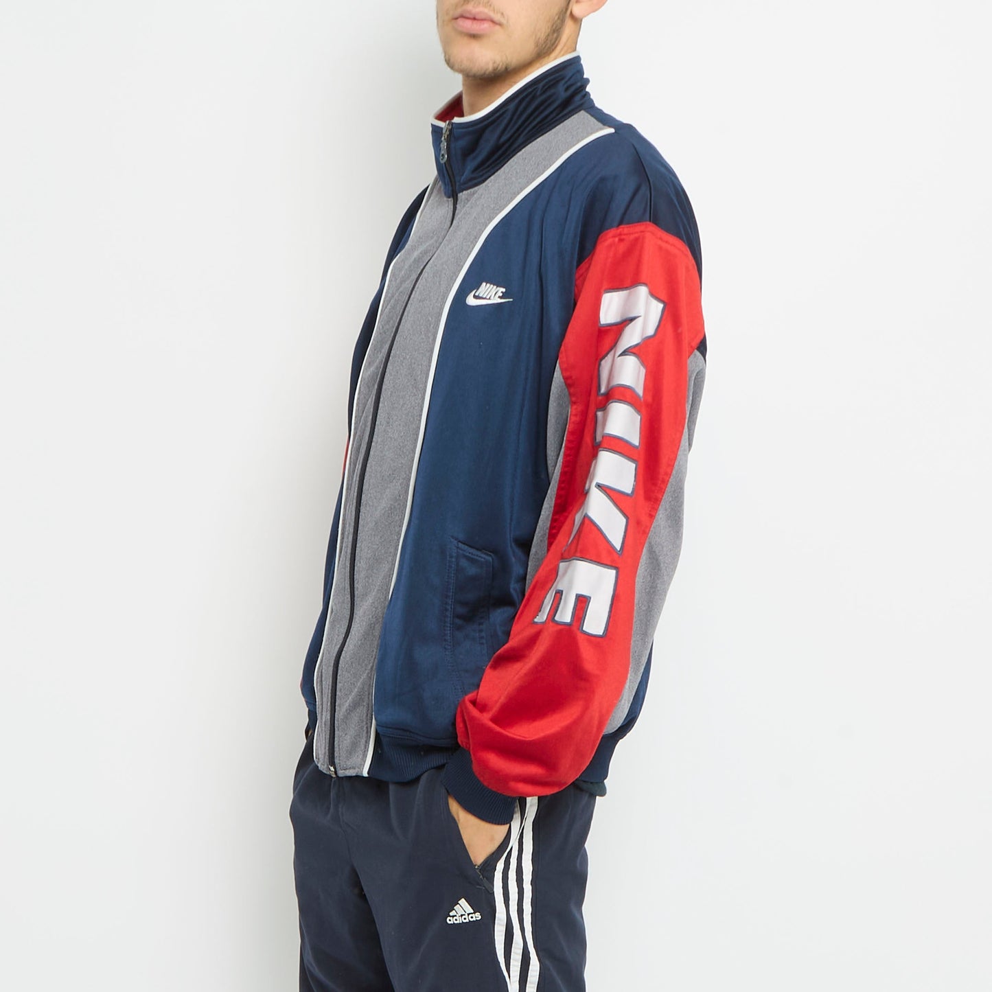 Nike Logo Track Jacket - L