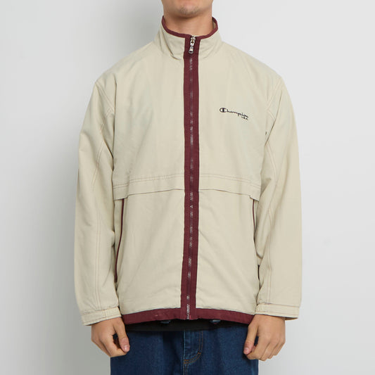 Champion Logo Full Zip Track Jacket - M