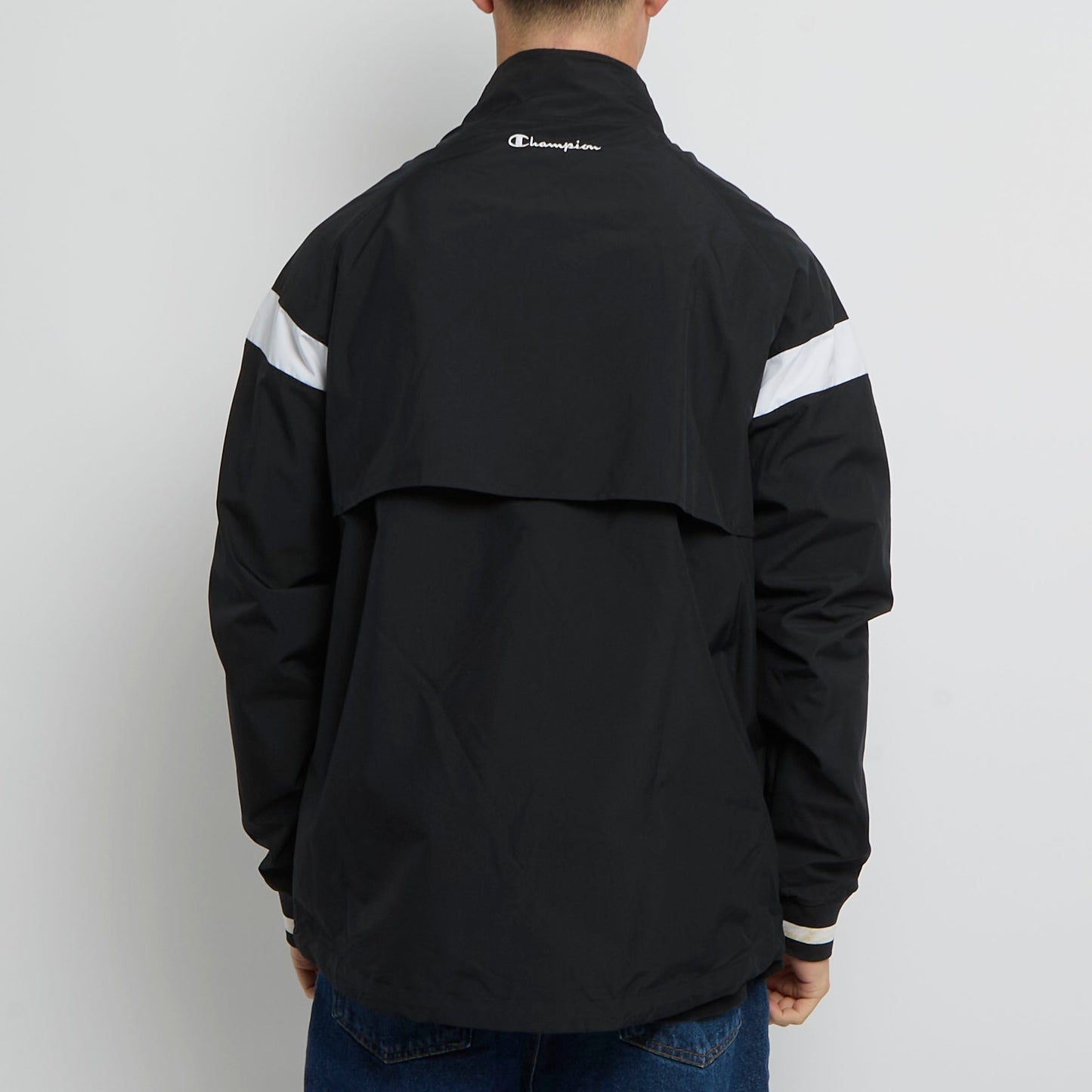 Champion Logo 1/4 Zip Track Jacket - M