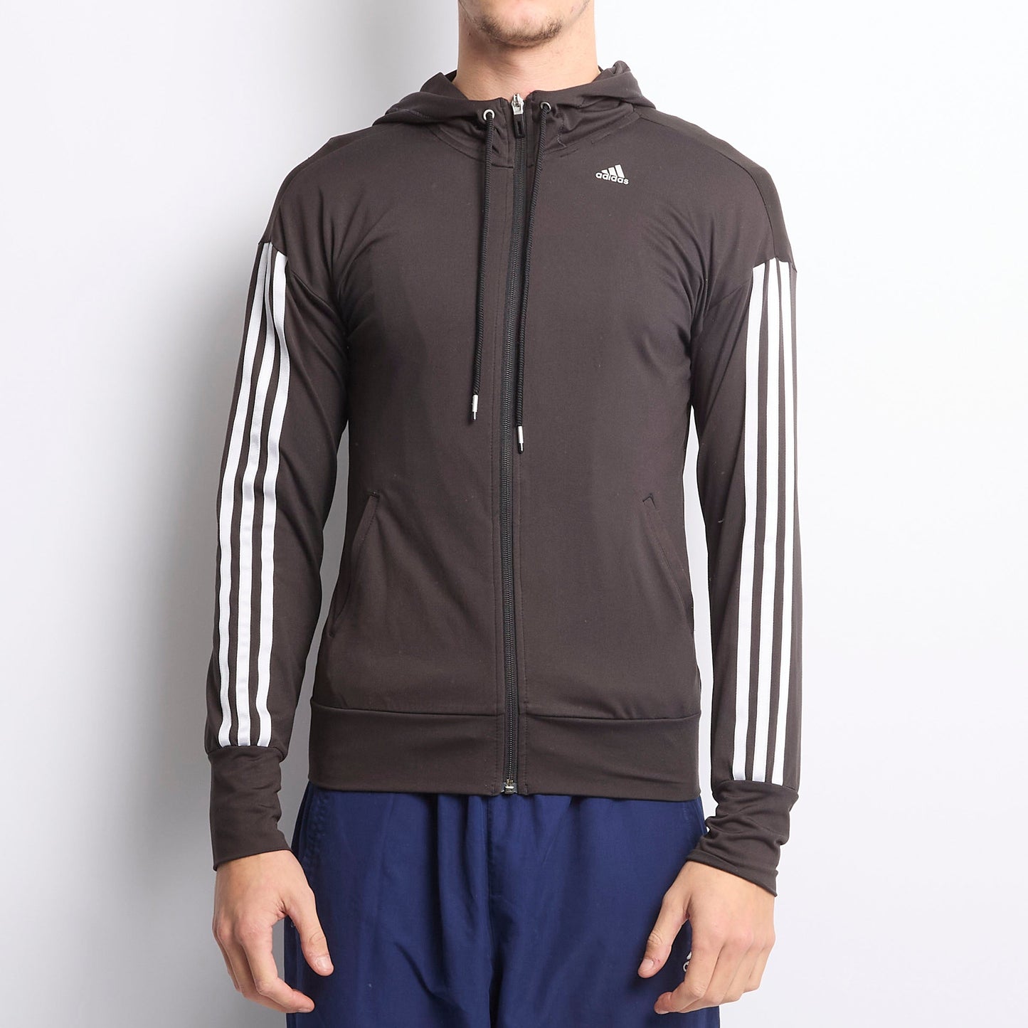 Adidas Logo Hooded Track Jacket - S