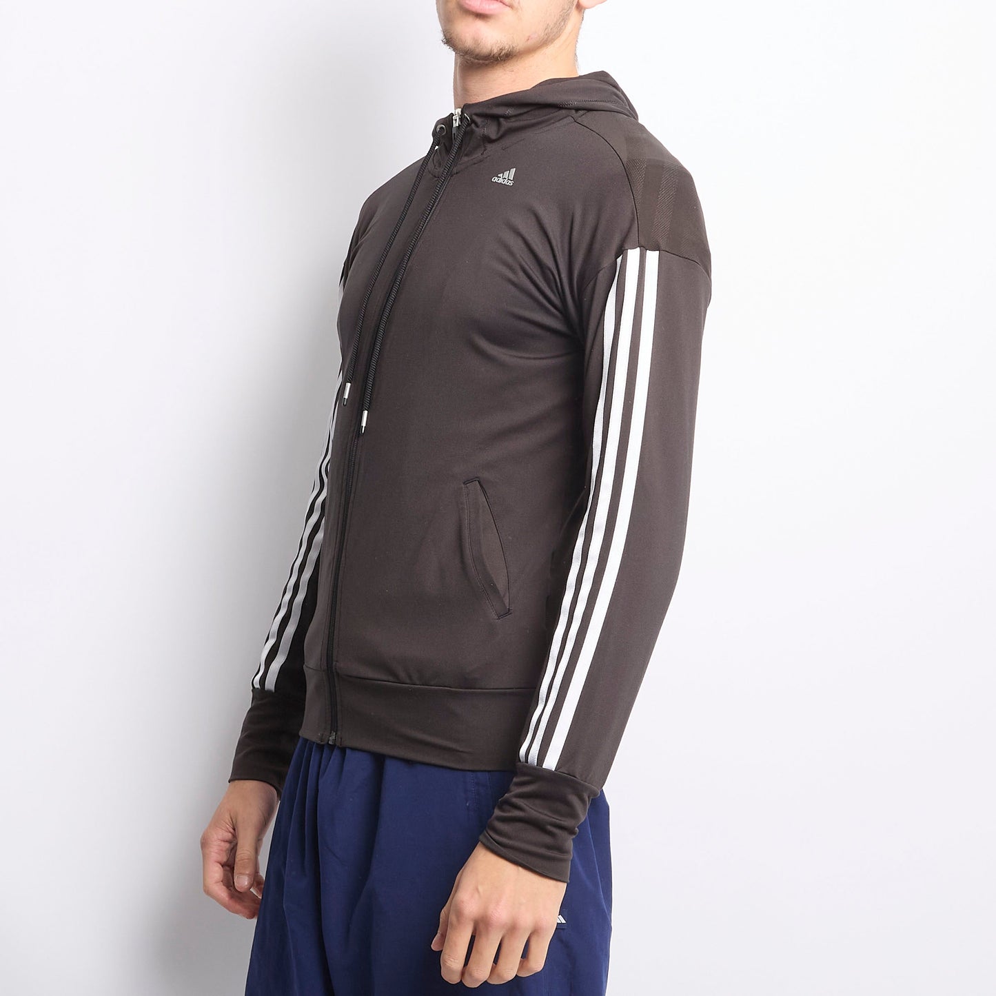 Adidas Logo Hooded Track Jacket - S