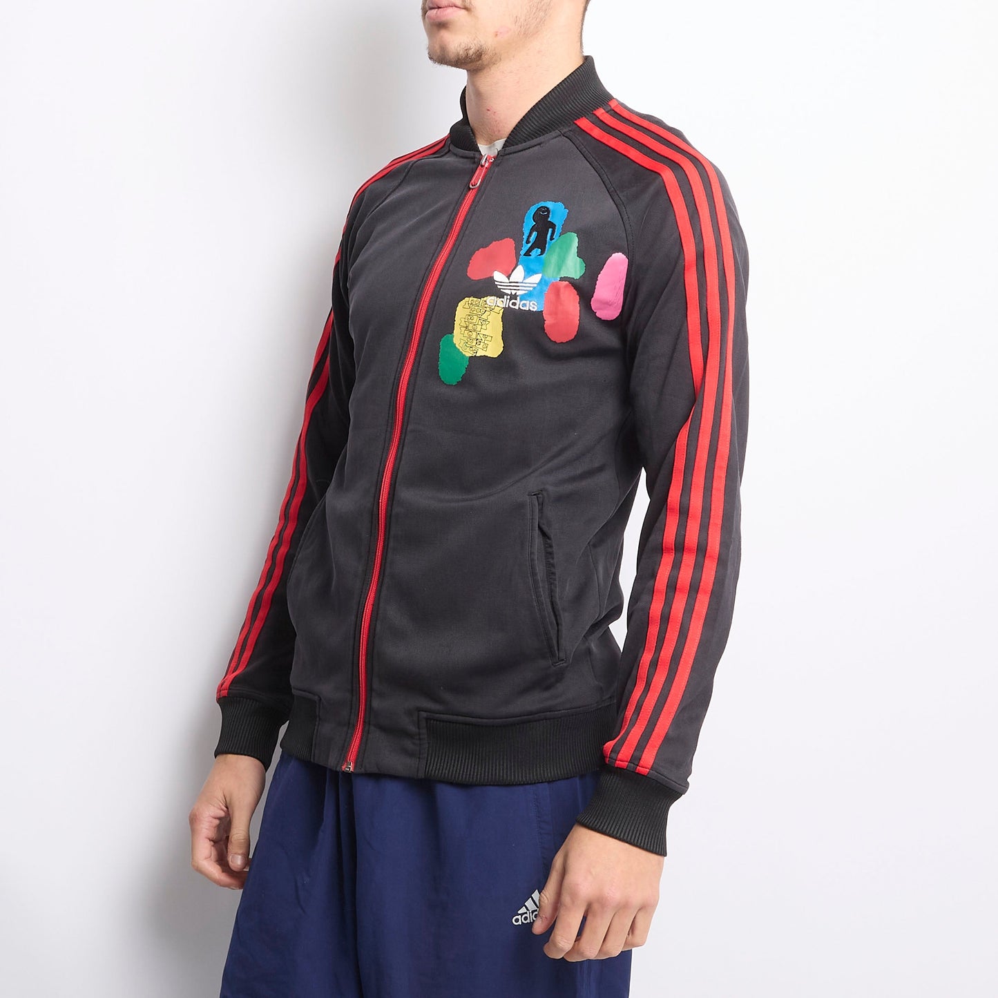 Adidas Logo Graphic Track Jacket - S