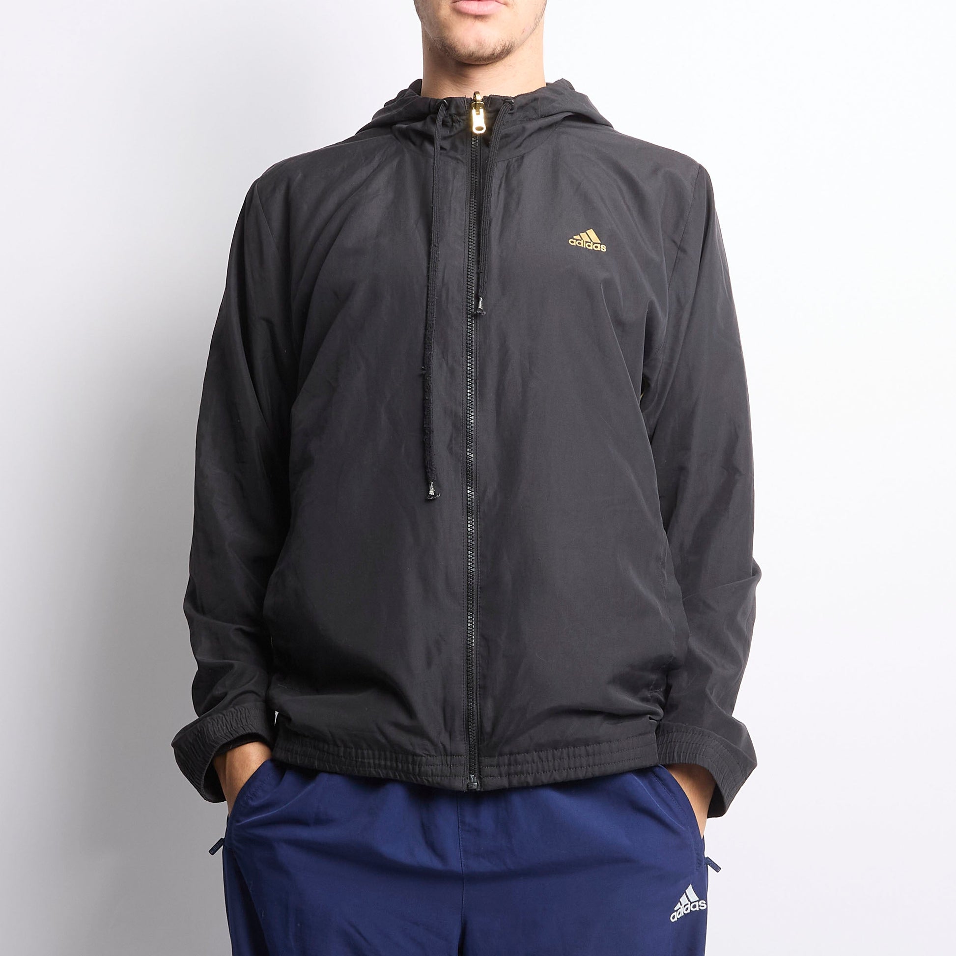 Adidas Logo Hooded Track Jacket - S