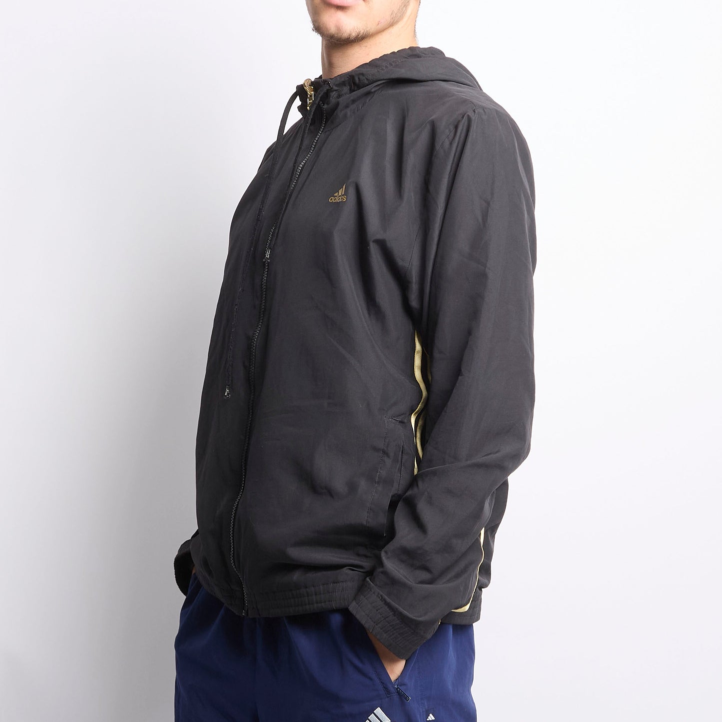 Adidas Logo Hooded Track Jacket - S