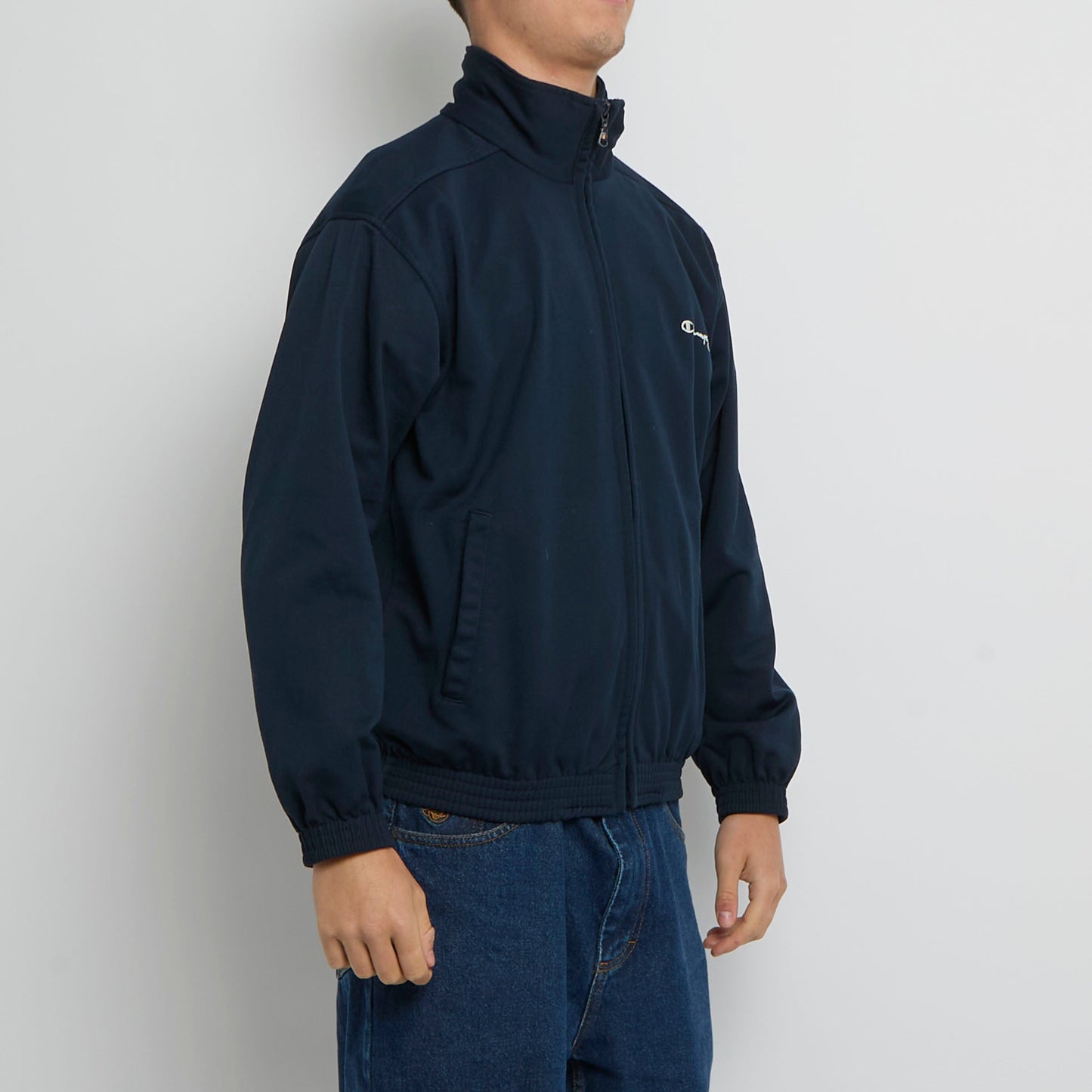 Champion Logo Full Zip Track Jacket - S