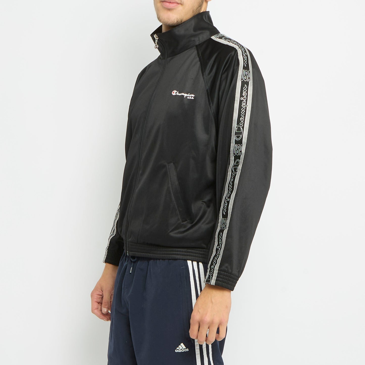 Champion Logo Track Jacket - XS