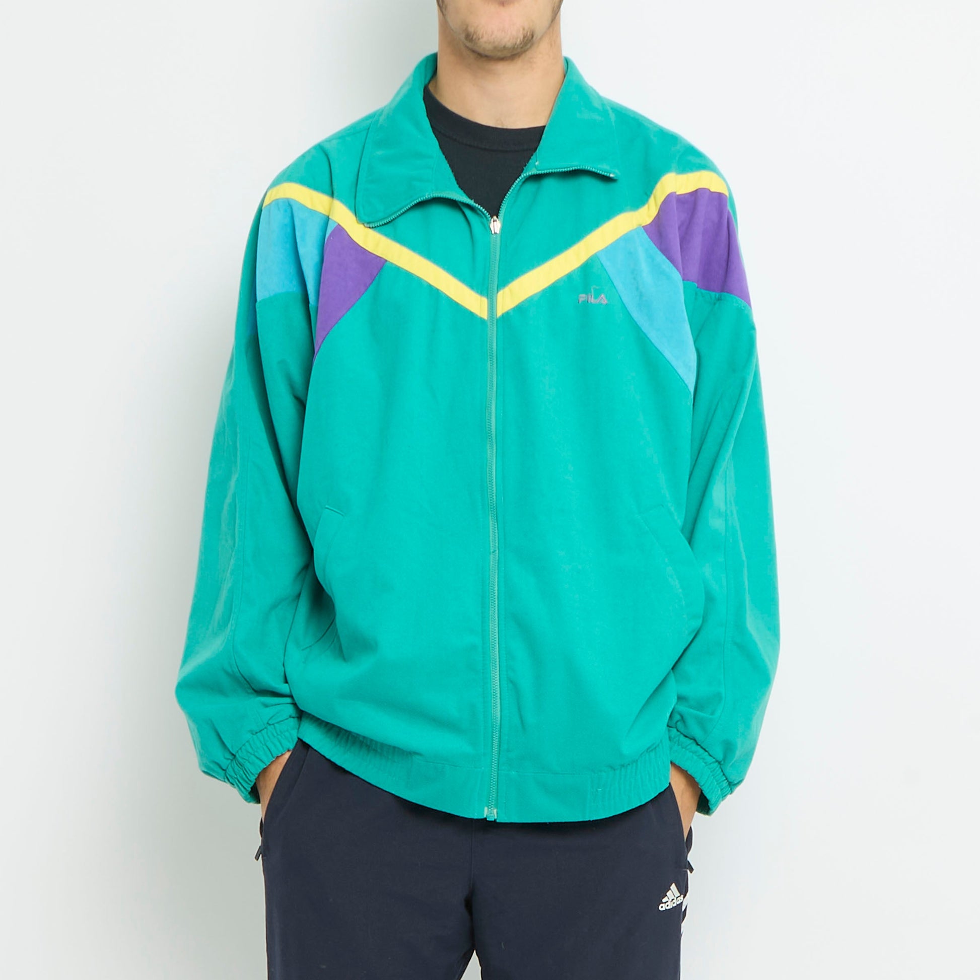 Fila Spellout Track Jacket - XXL